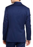 Blue Stretch Suit Separate Coat