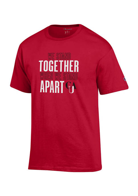 NCAA Clark Atlanta Panthers Short Sleeve Together Apart Graphic T-Shirt