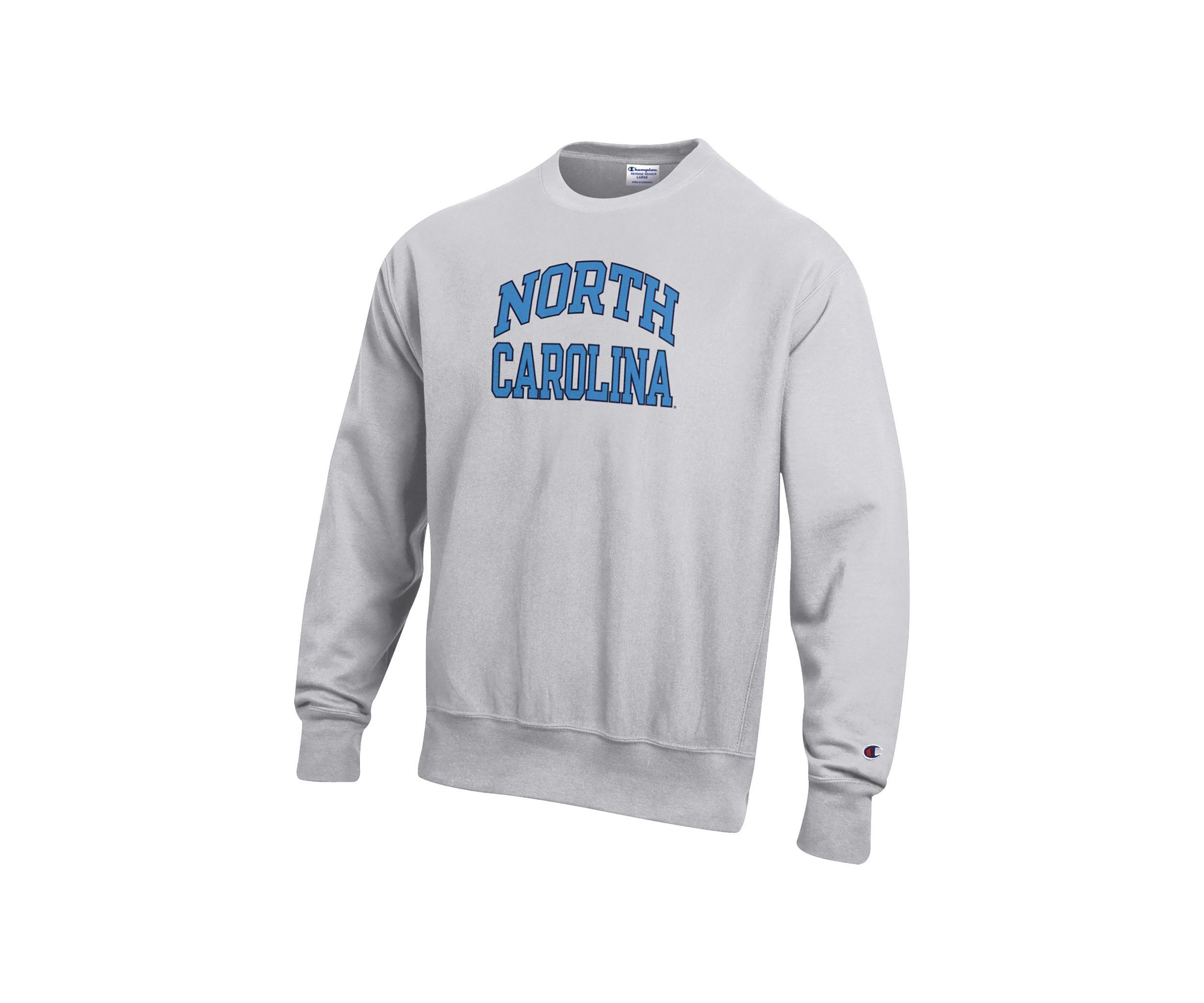 NCAA North Carolina Tar Heels Reverse Weave Graphic Crew Neck Sweatshirt