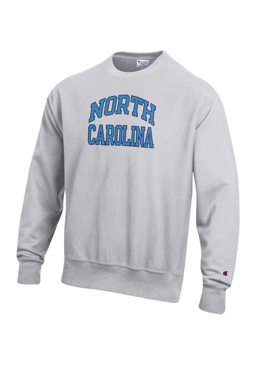 NCAA North Carolina Tar Heels Reverse Weave Graphic Crew Neck Sweatshirt