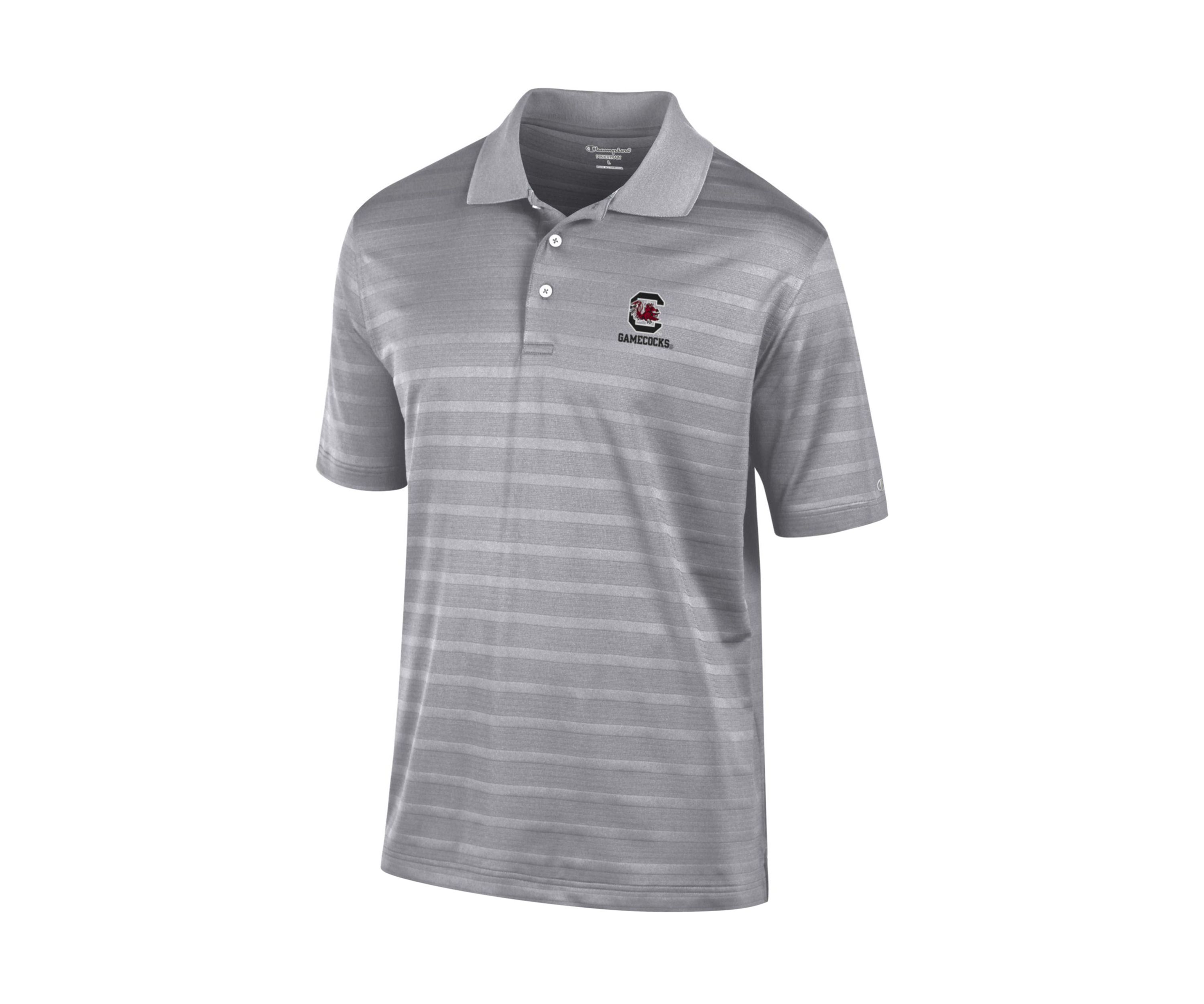 NCAA South Carolina Gamecocks Solid Textured Polo Shirt