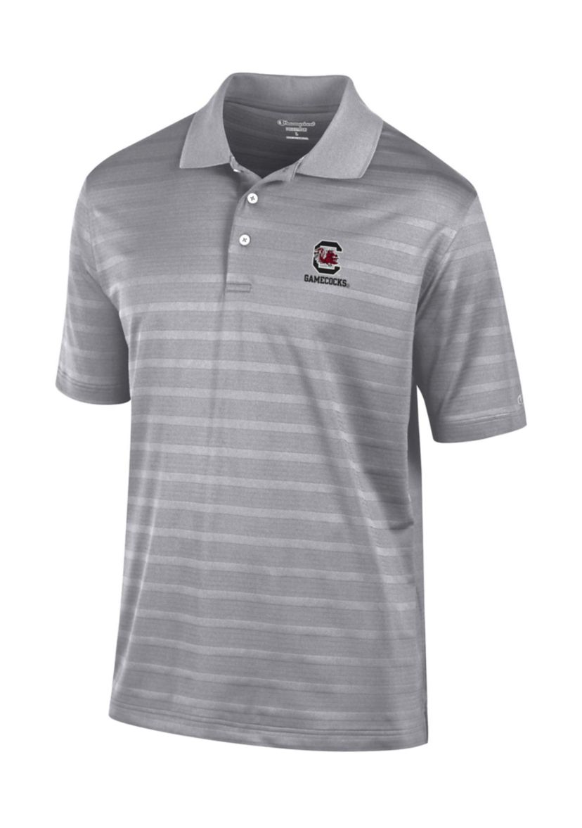 NCAA South Carolina Gamecocks Solid Textured Polo Shirt