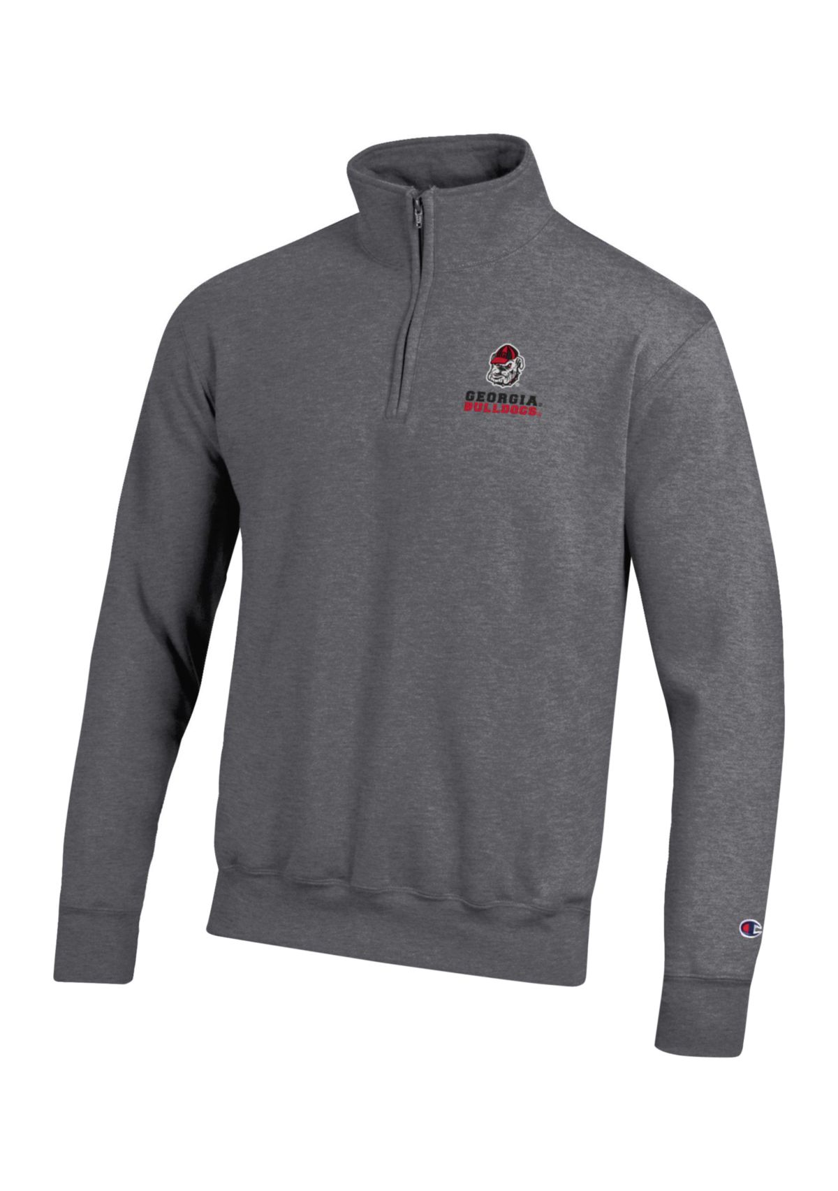 Champion® NCAA Georgia Bulldogs Powerblend 1/4 Zip Pullover | Belk