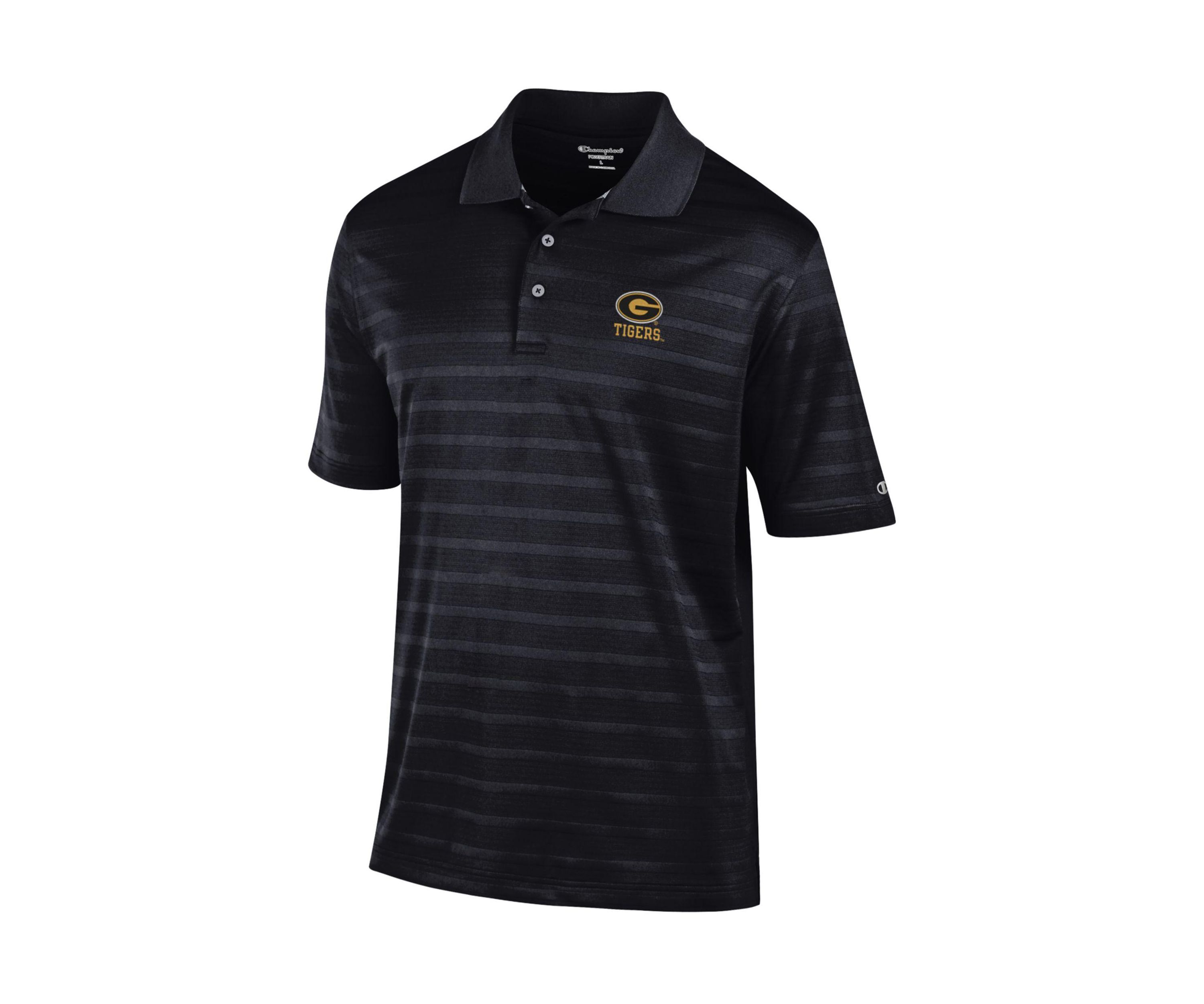 NCAA Grambling State Tigers Solid Textured Polo Shirt