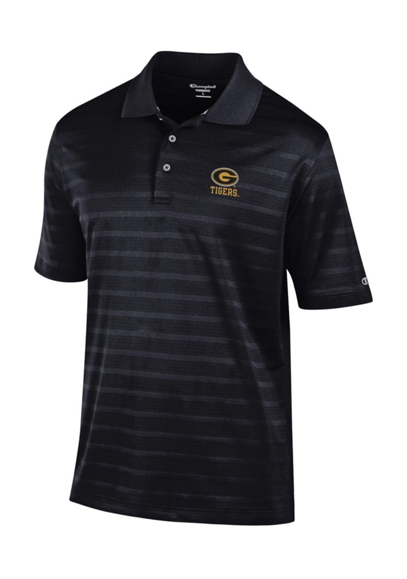NCAA Grambling State Tigers Solid Textured Polo Shirt