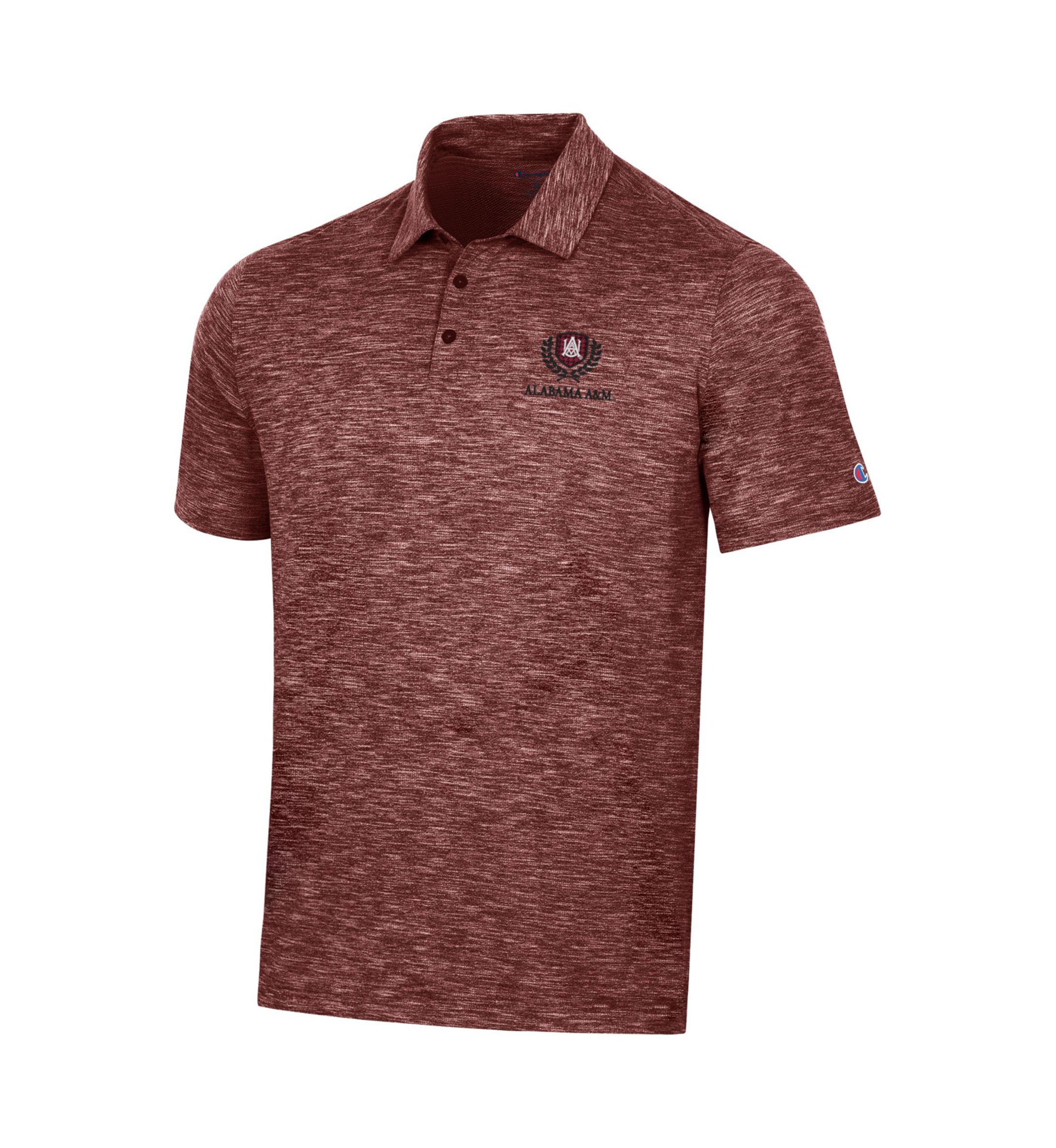 NCAA Alabama A&M Bulldogs Micro Mesh Sport Polo Shirt