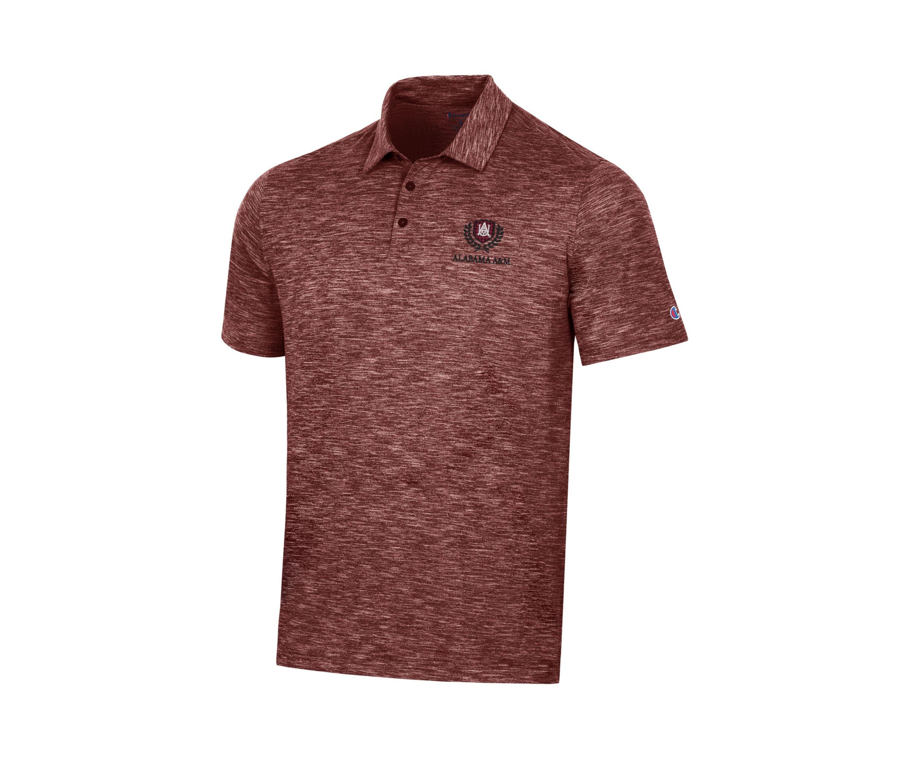 NCAA Alabama A&M Bulldogs Micro Mesh Sport Polo Shirt