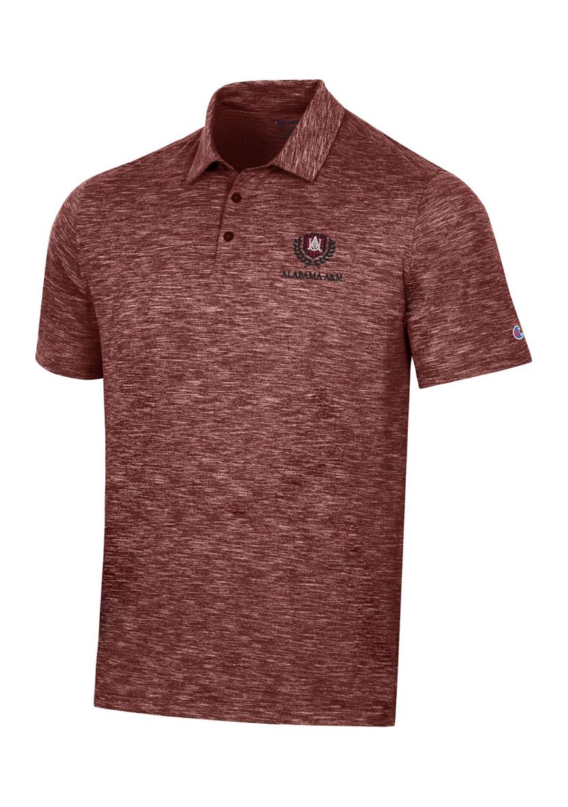 NCAA Alabama A&M Bulldogs Micro Mesh Sport Polo Shirt