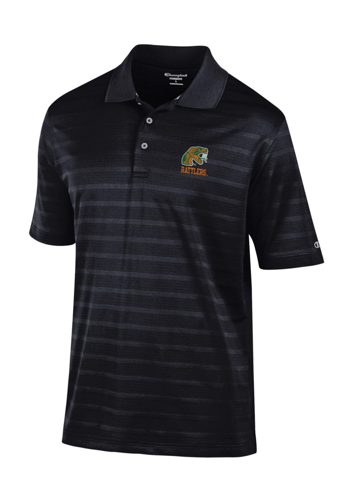 NCAA Florida A&M Rattlers Solid Textured Polo Shirt