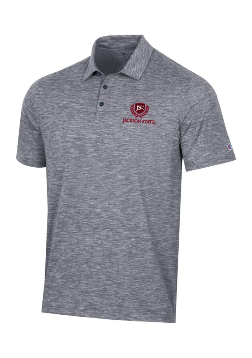 NCAA Jackson State Tigers Micro Mesh Sport Polo Shirt