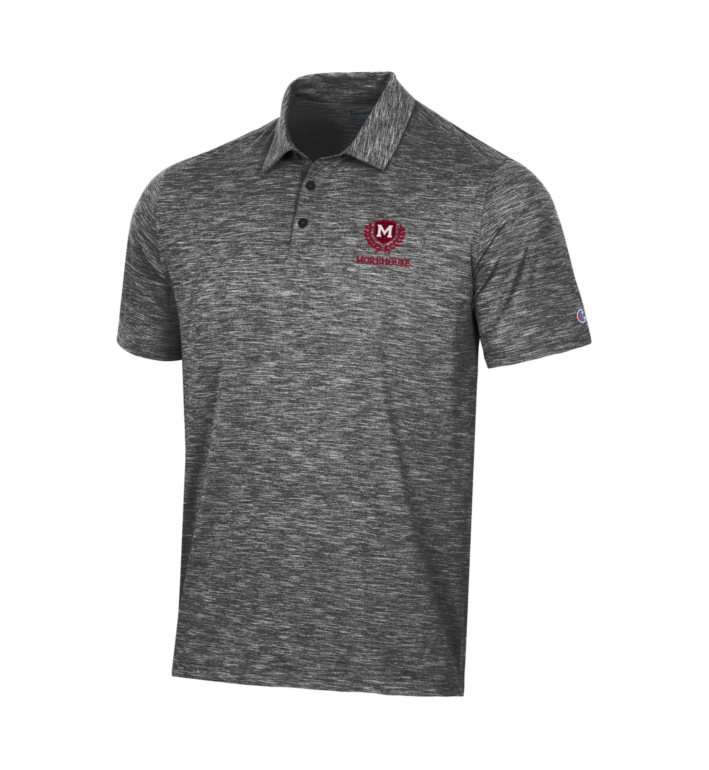 NCAA Morehouse Maroon Tigers Micro Mesh Sport Polo Shirt