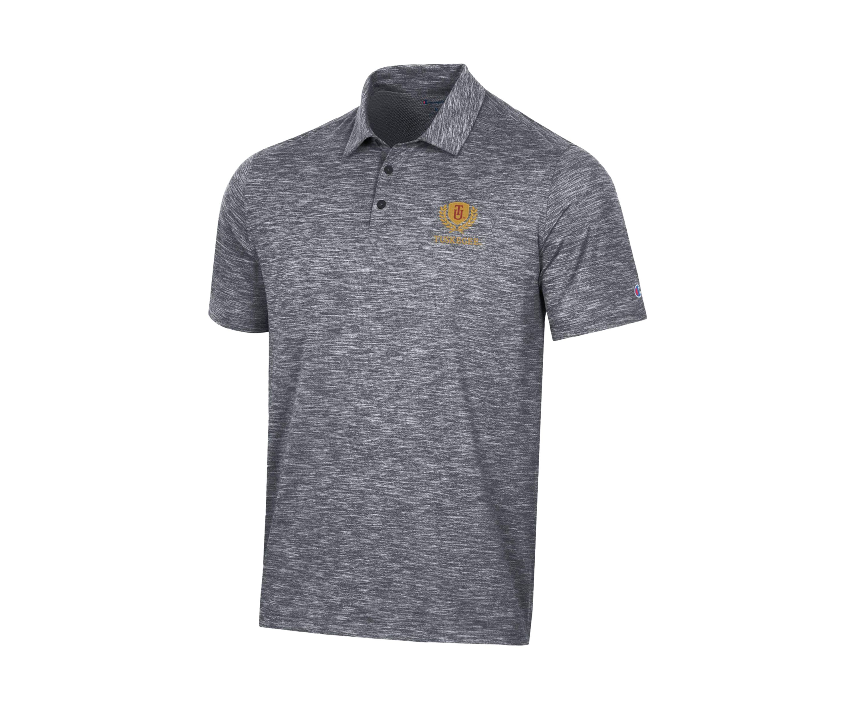 NCAA Tuskegee Golden Tigers Micro Mesh Sport Polo Shirt
