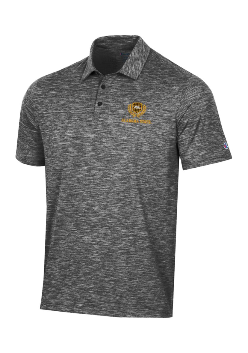 NCAA Alabama State Hornets Micro Mesh Sport Polo Shirt