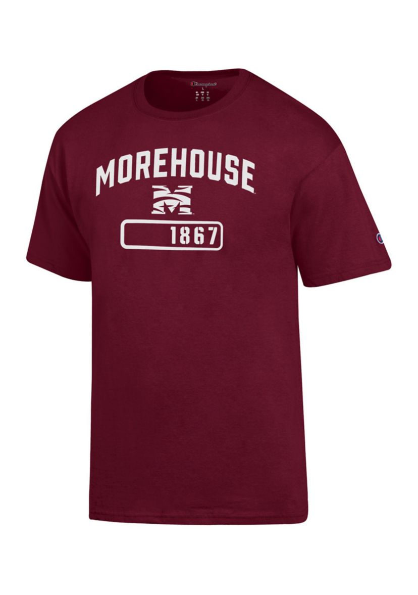 NCAA Morehouse Maroon Tigers Jersey  Short Sleeve Graphic T-Shirt