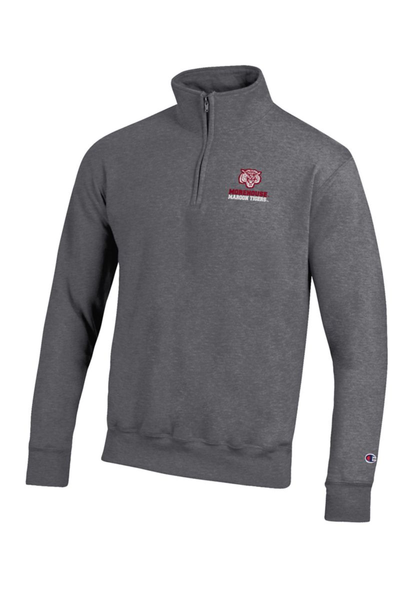 NCAA Morehouse Maroon Tigers Powerblend 1/4 Zip Pullover