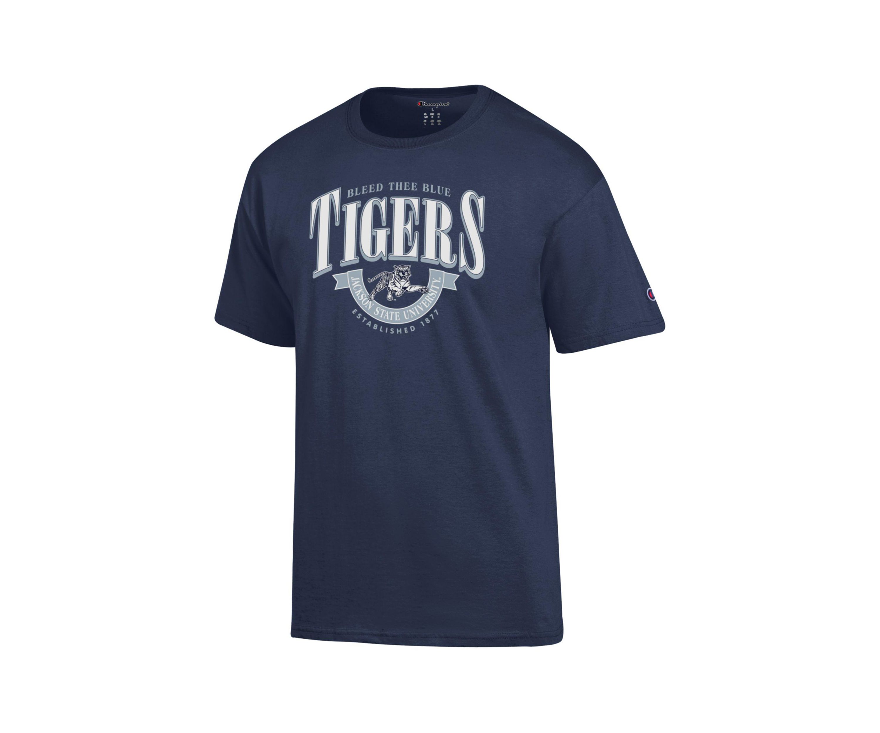 NCAA Jackson State Tigers Jersey  Short Sleeve Graphic T-Shirt