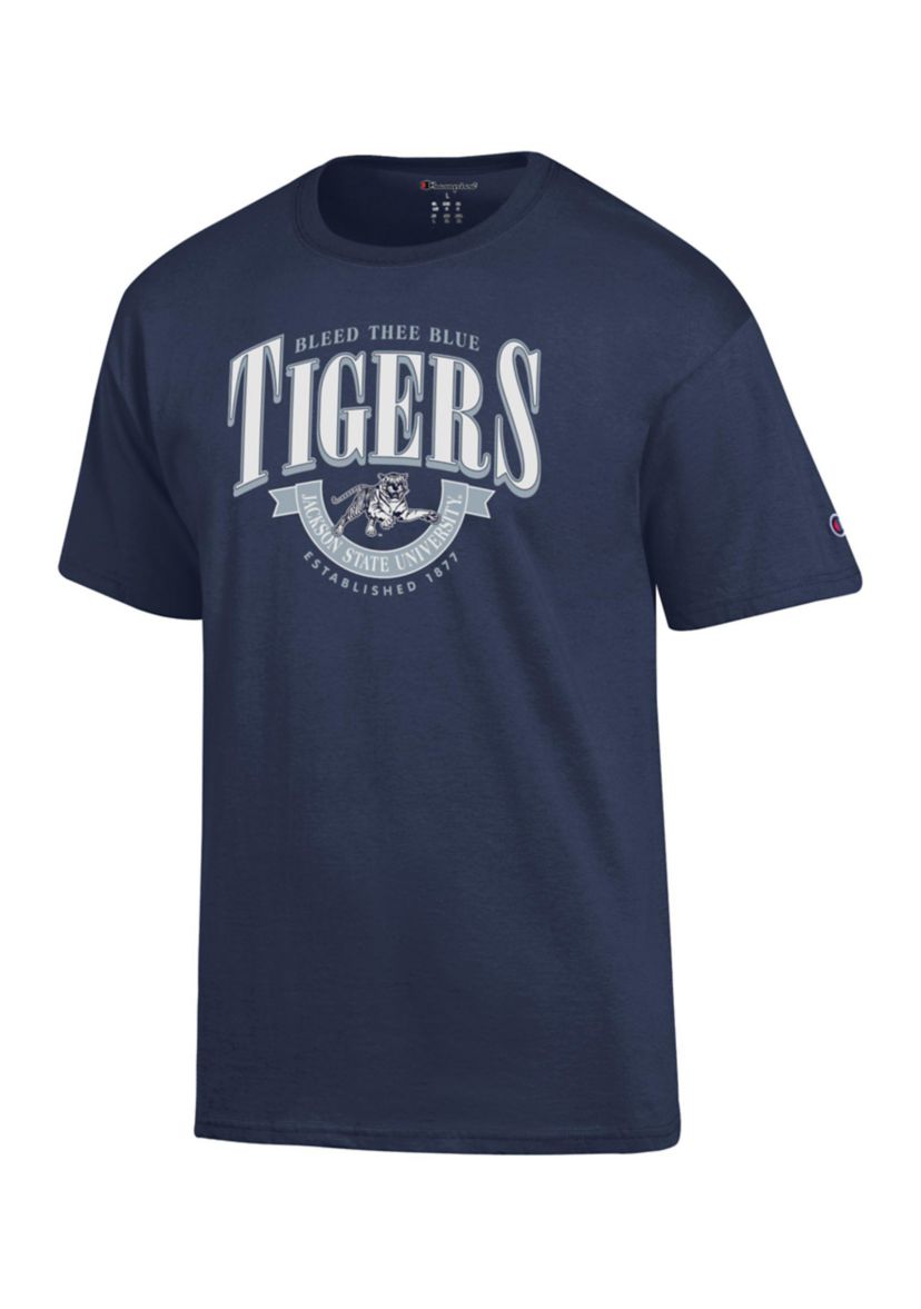 NCAA Jackson State Tigers Jersey  Short Sleeve Graphic T-Shirt