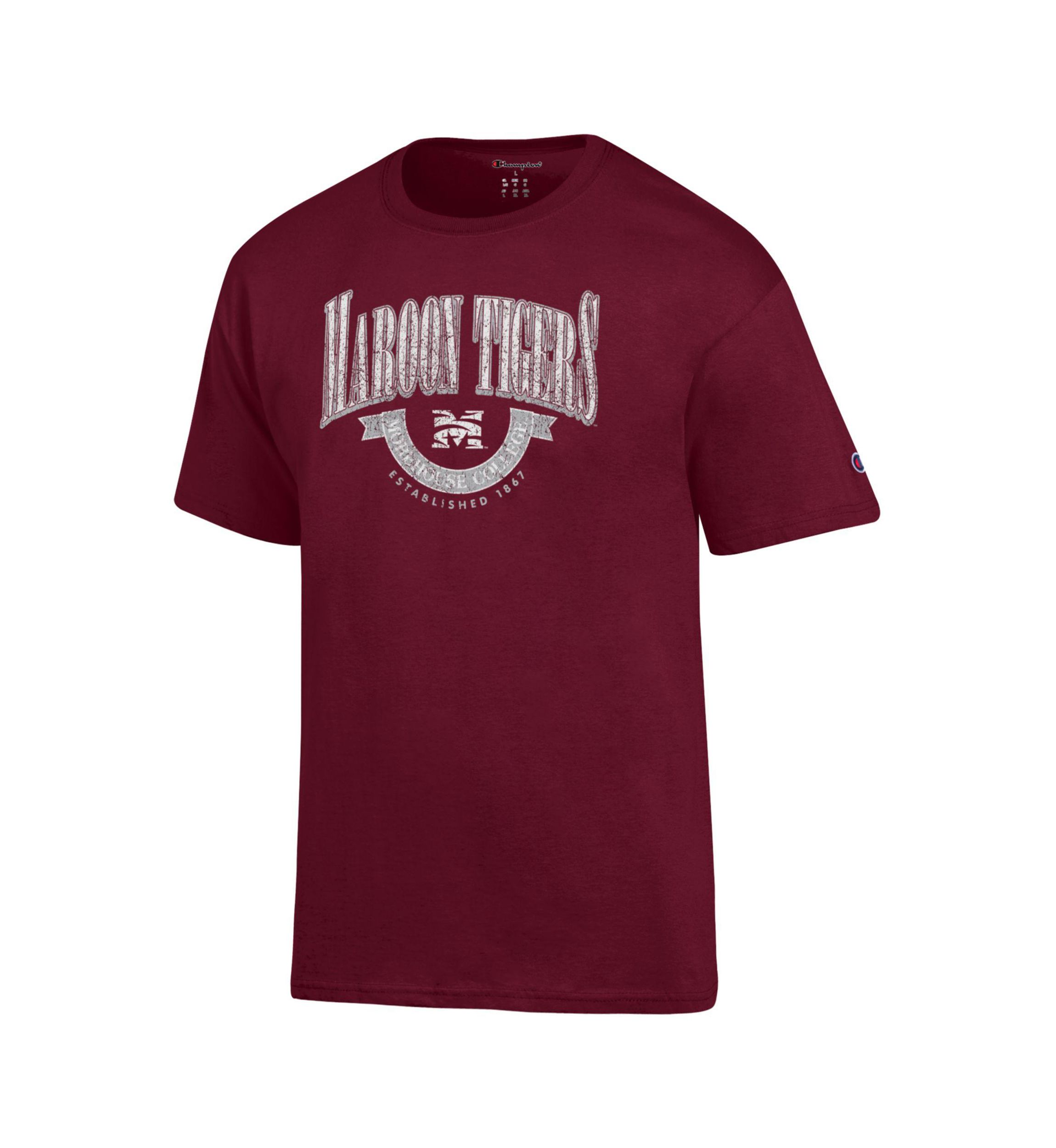 NCAA Morehouse Maroon Tigers Jersey  Short Sleeve Graphic T-Shirt