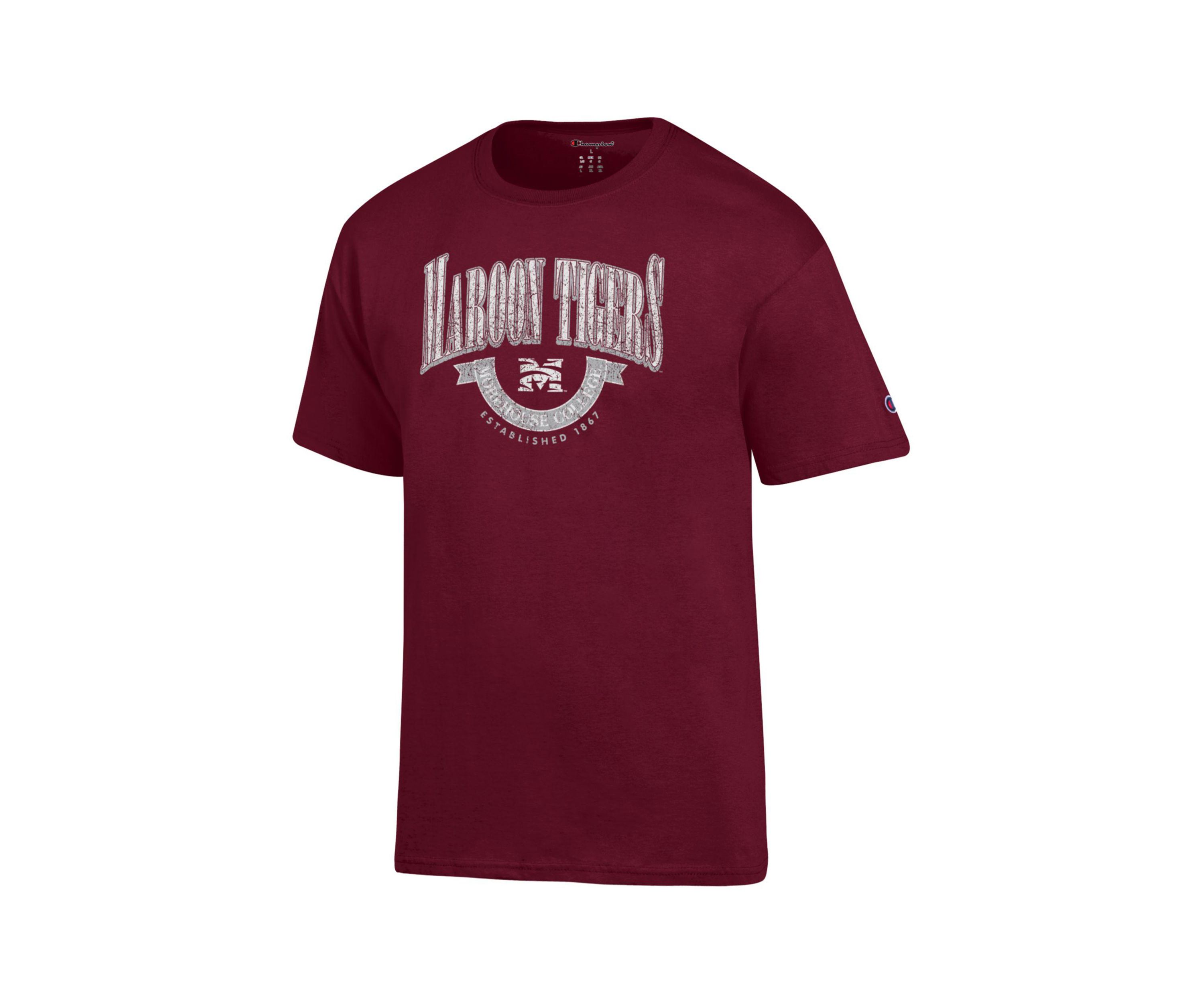 NCAA Morehouse Maroon Tigers Jersey  Short Sleeve Graphic T-Shirt