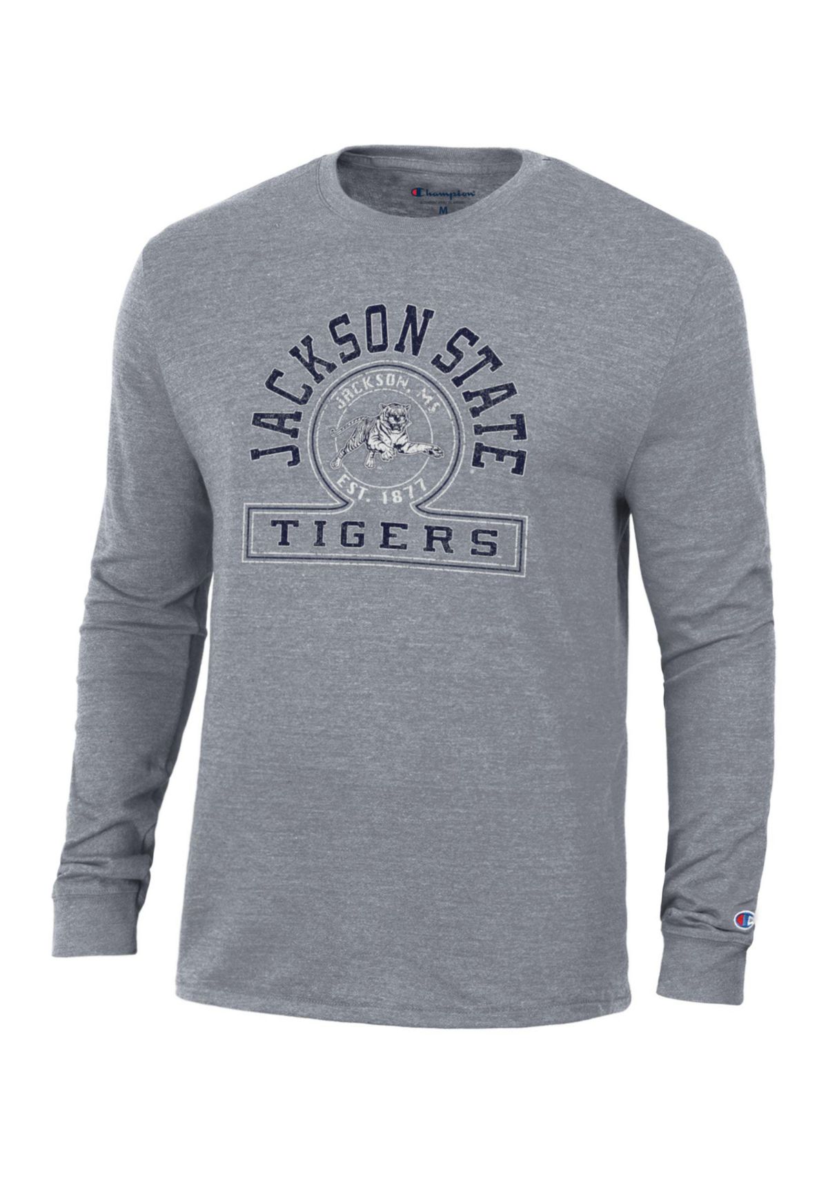 NCAA Jackson State Tigers Jersey Long Sleeve Graphic T-Shirt 