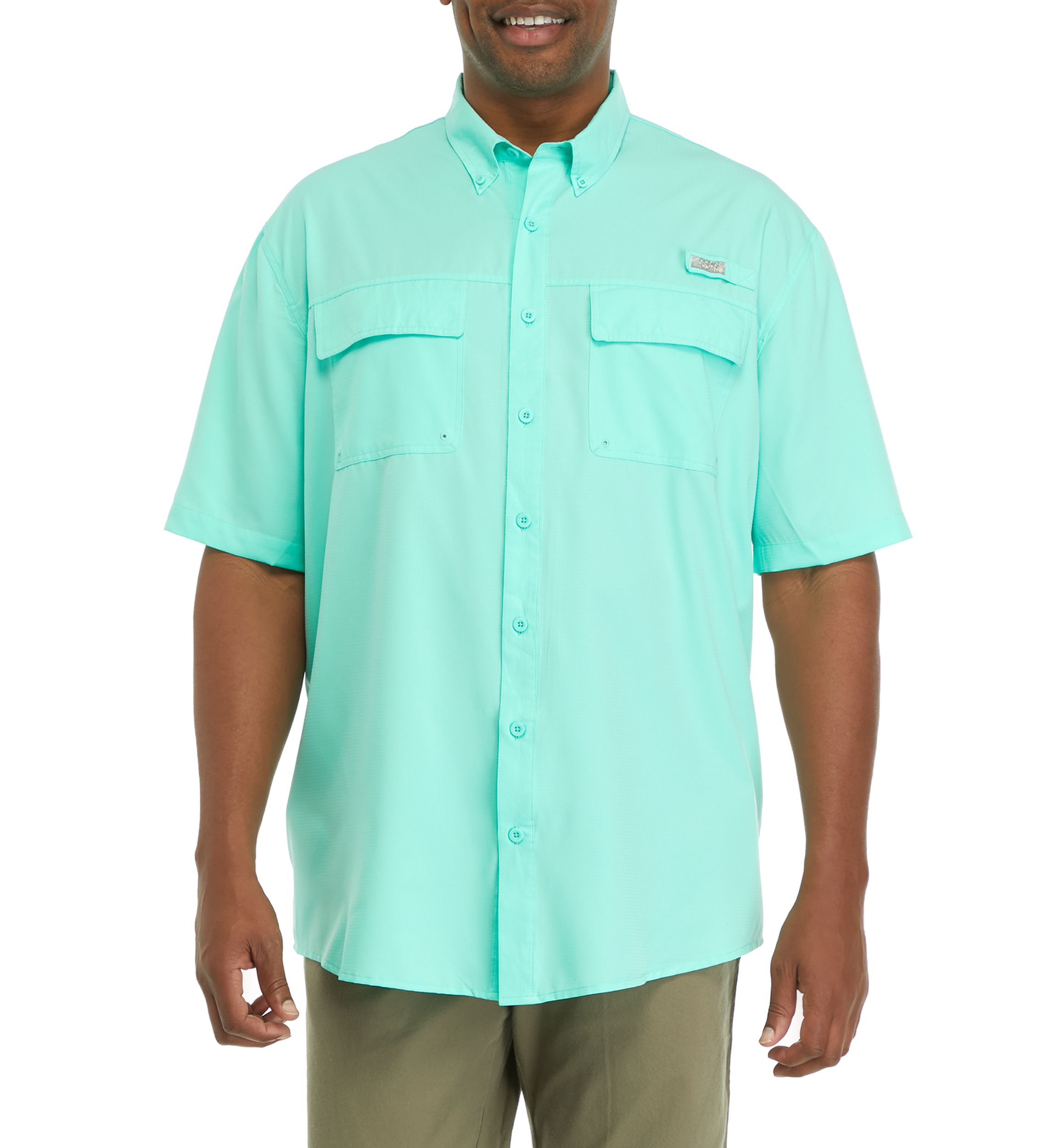 Big & Tall Short Sleeve Fishing Shirt 