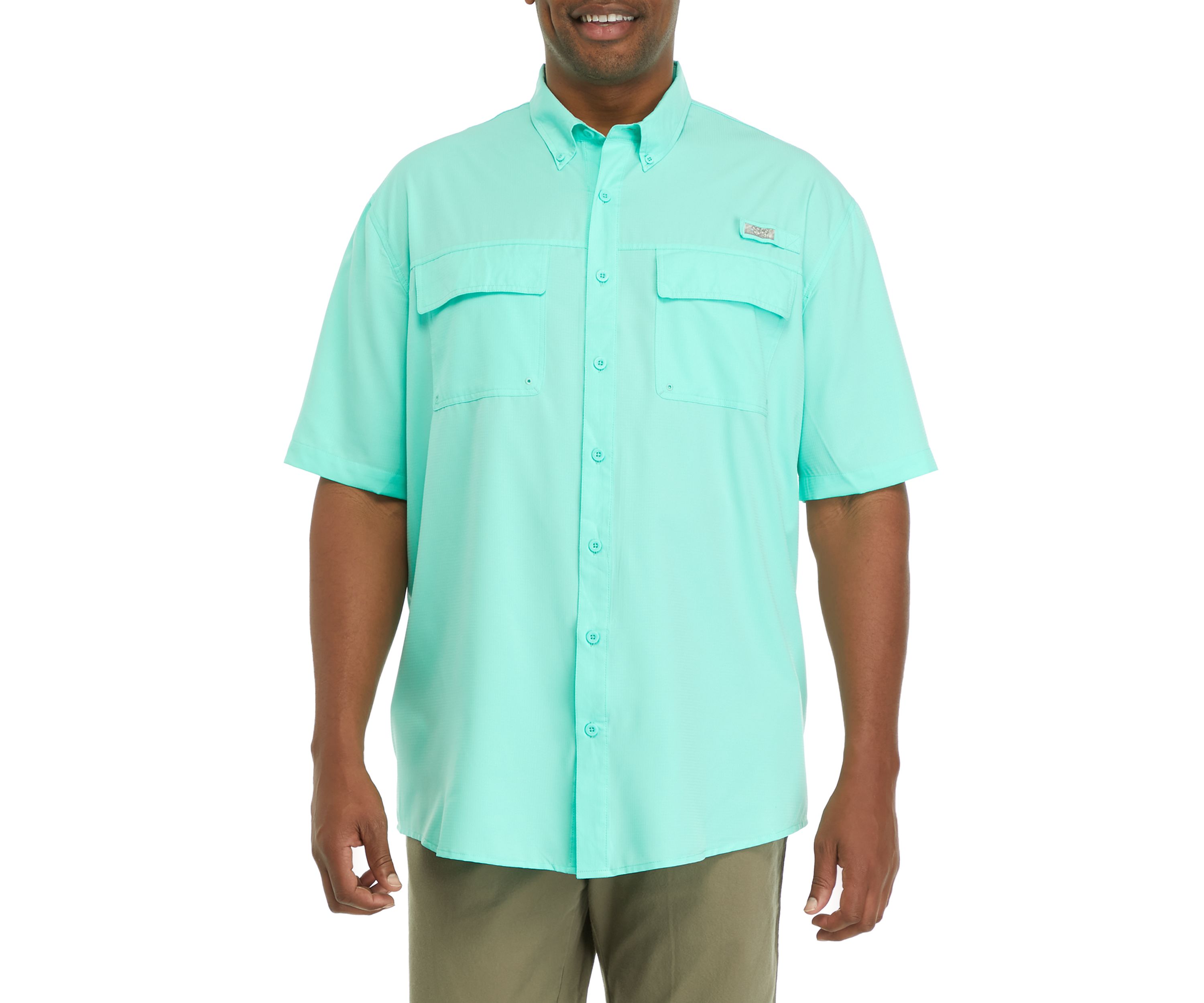 Big & Tall Short Sleeve Fishing Shirt 