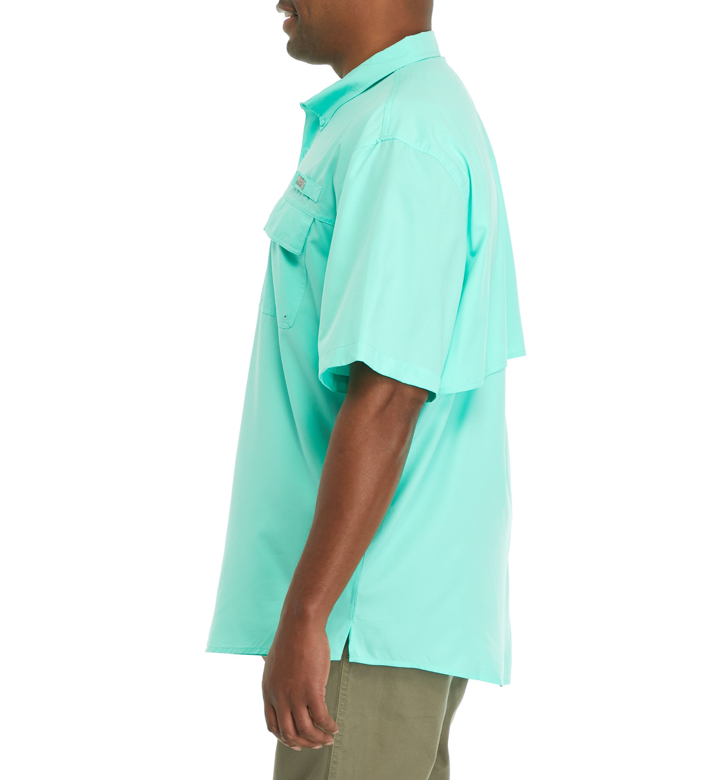 Big & Tall Short Sleeve Fishing Shirt 