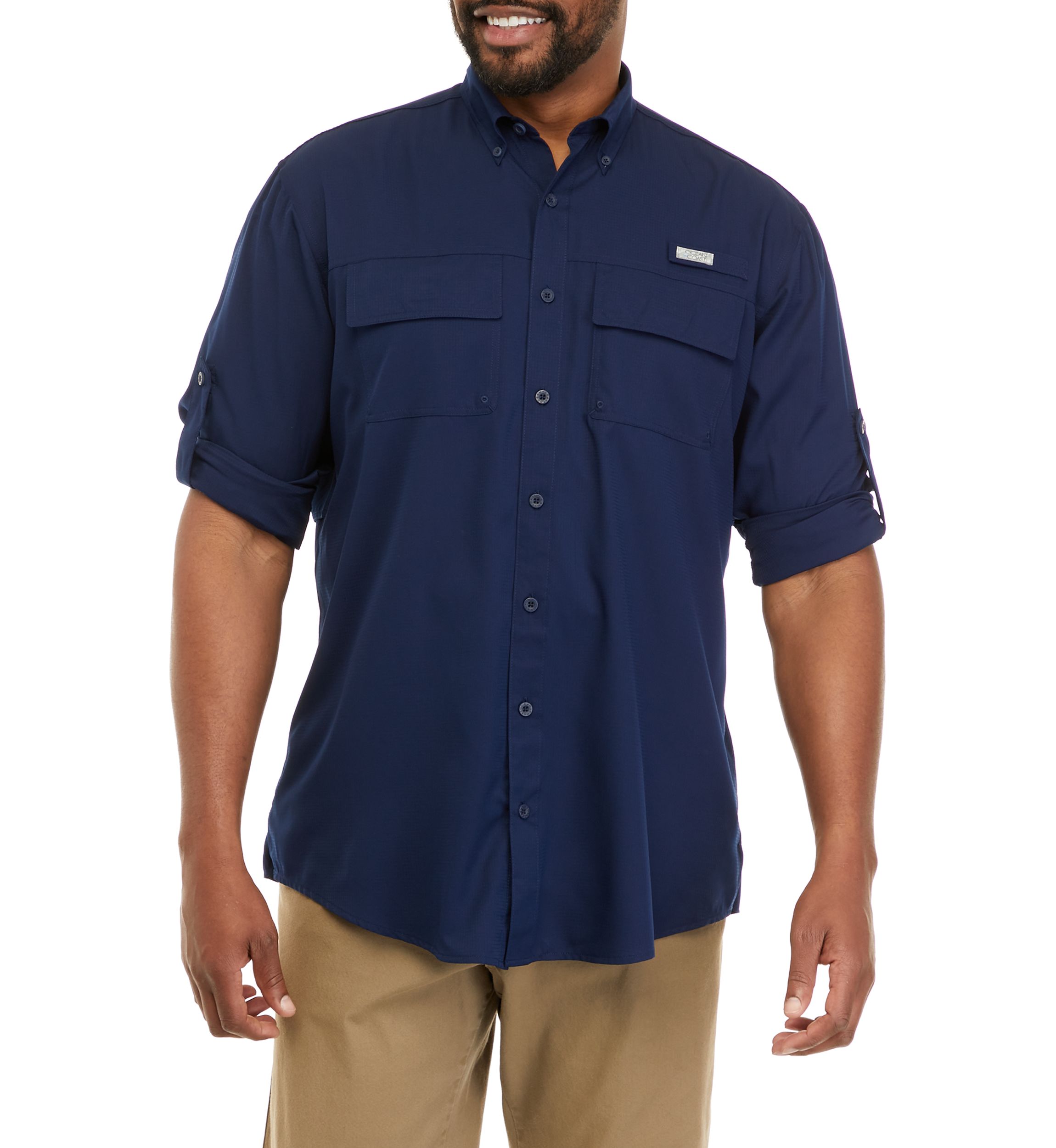 Big & Tall Long Sleeve Fishing Shirt 