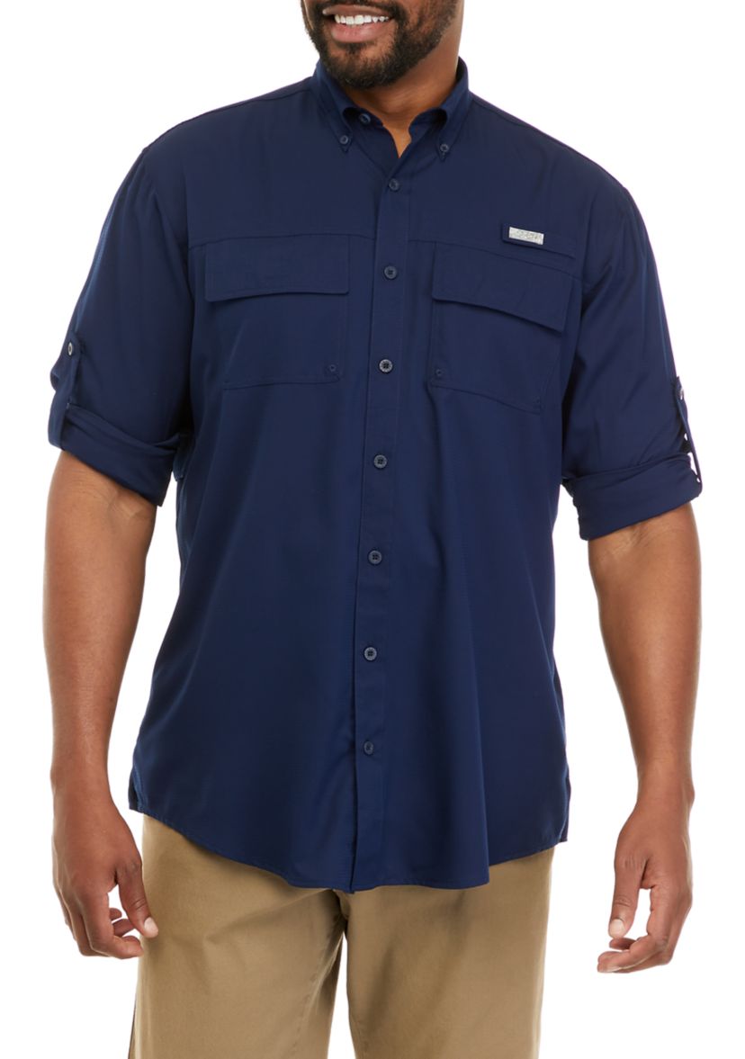 Big & Tall Long Sleeve Fishing Shirt 