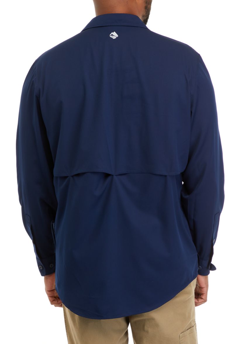 Big & Tall Long Sleeve Fishing Shirt 