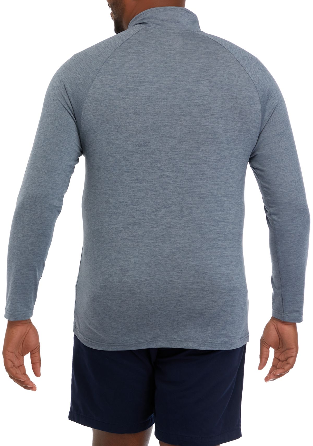 Big & Tall Long Sleeve Performance 1/4 Zip Sweatshirt