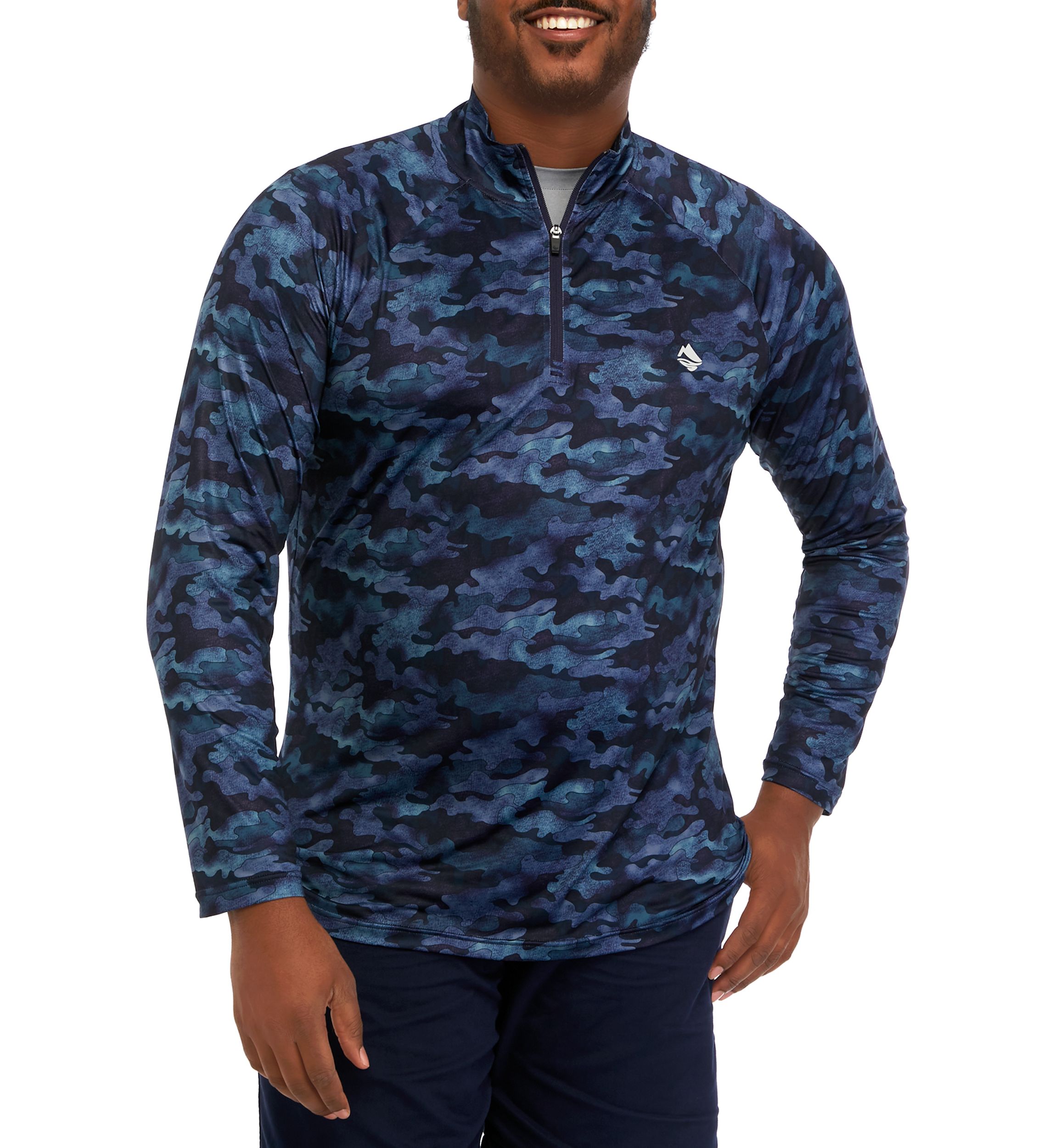 Big & Tall Long Sleeve Performance 1/4 Zip Sweatshirt