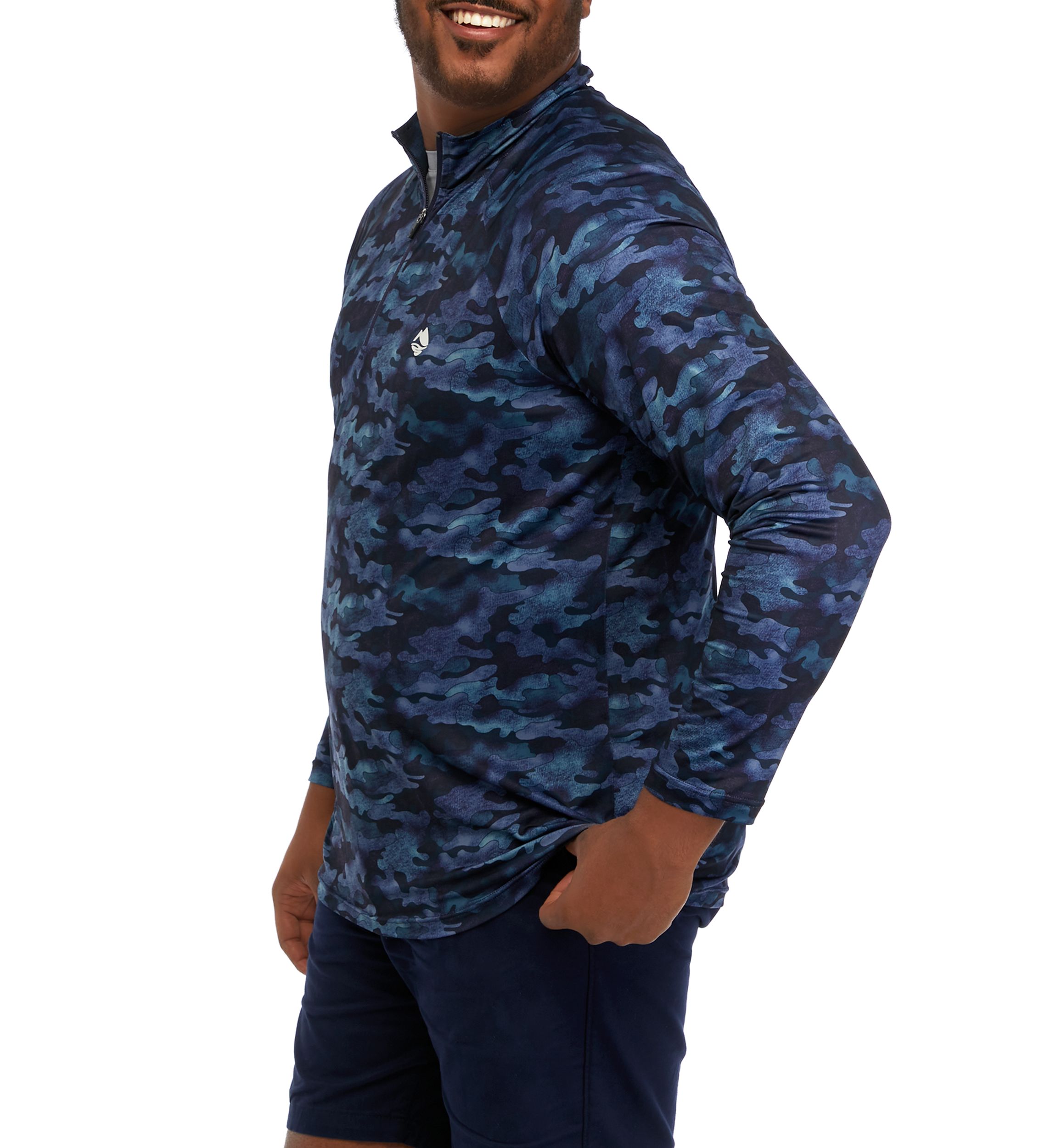 Big & Tall Long Sleeve Performance 1/4 Zip Sweatshirt