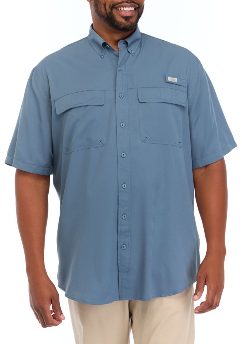 Big & Tall Solid Fishing Shirt