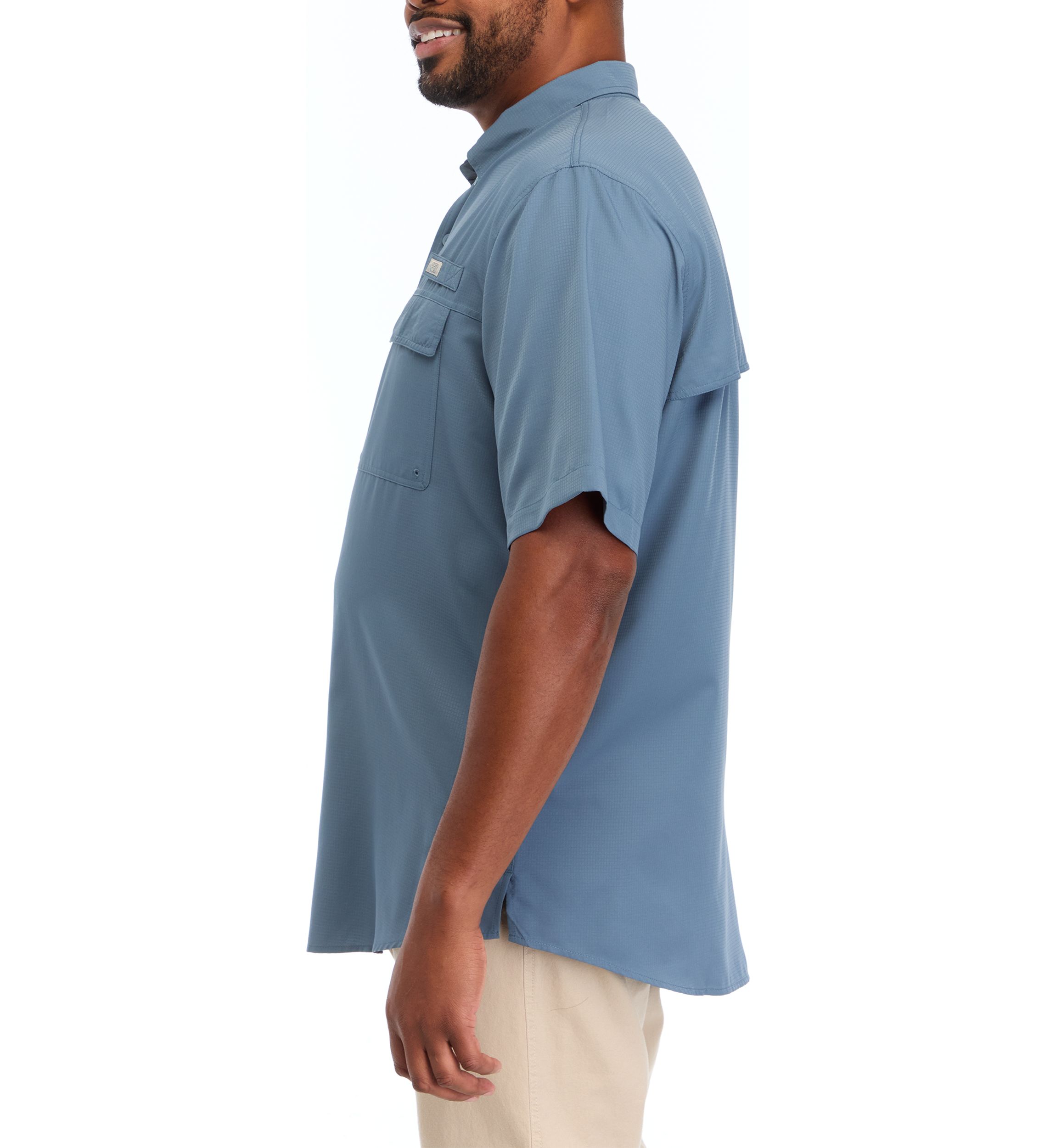 Big & Tall Solid Fishing Shirt