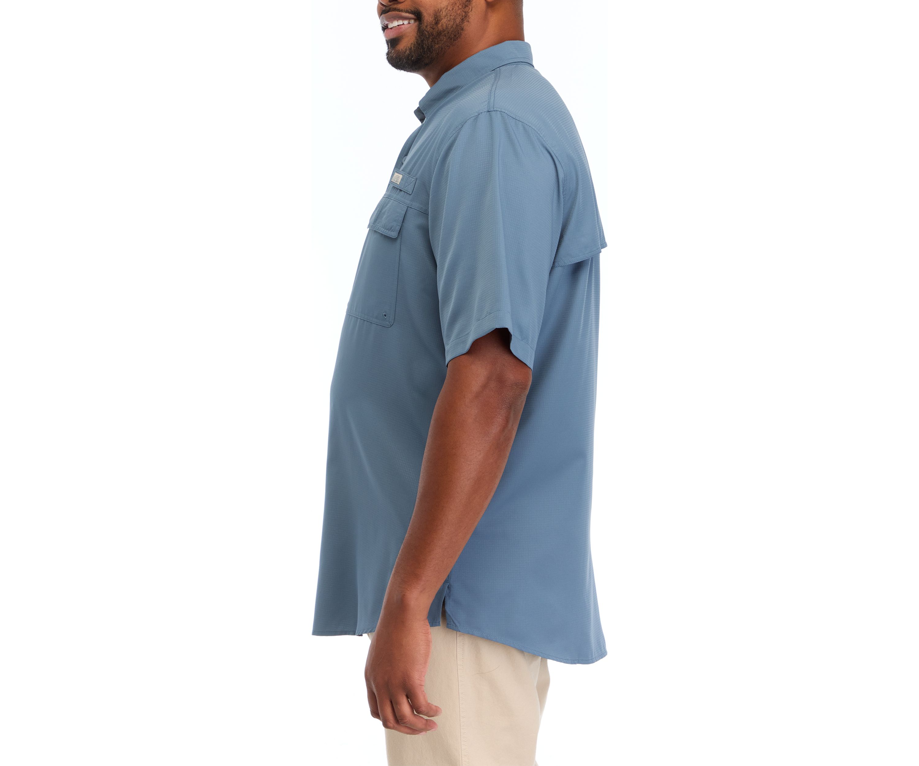 Big & Tall Solid Fishing Shirt