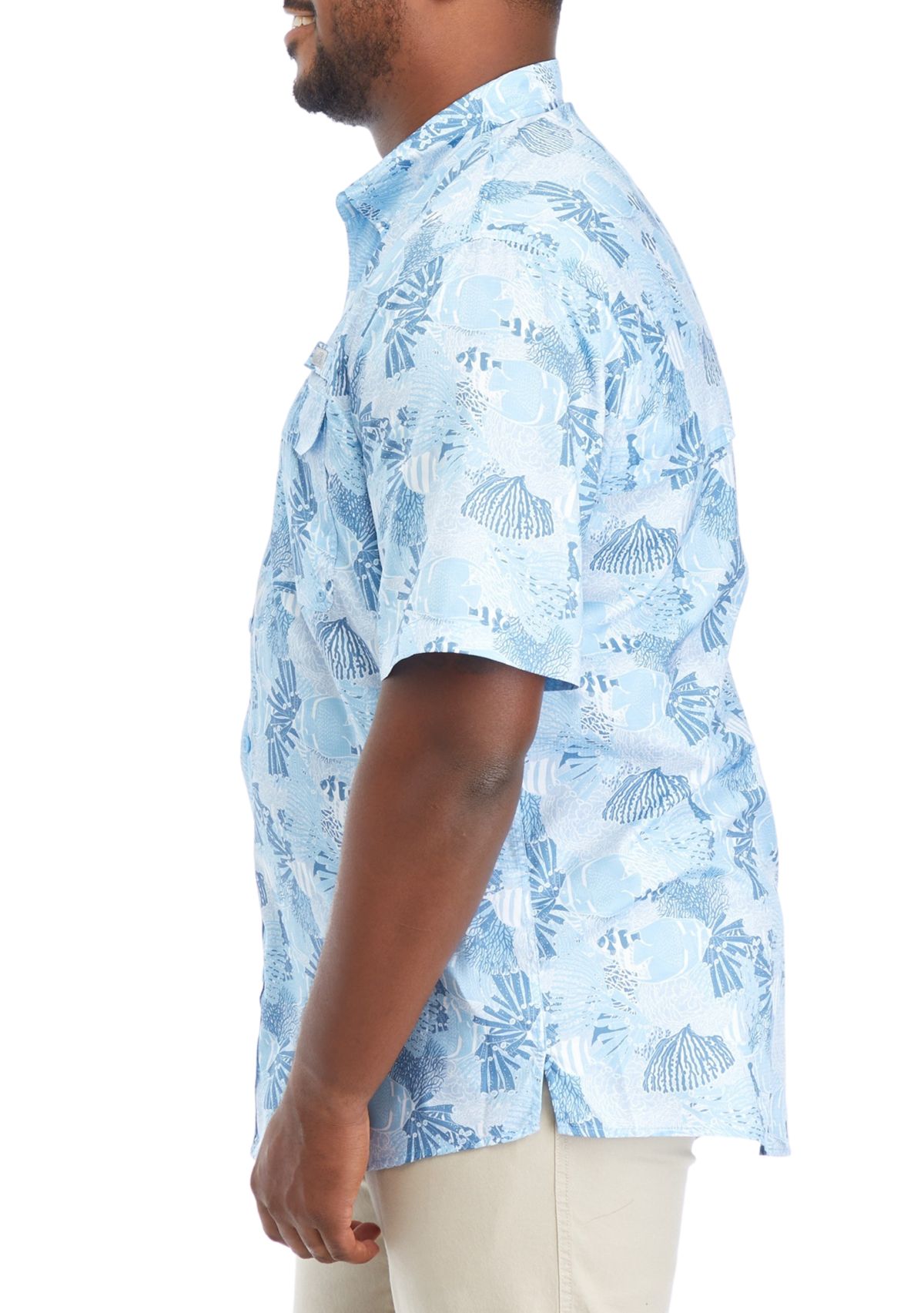 Big & Tall Printed Fishing Shirt 