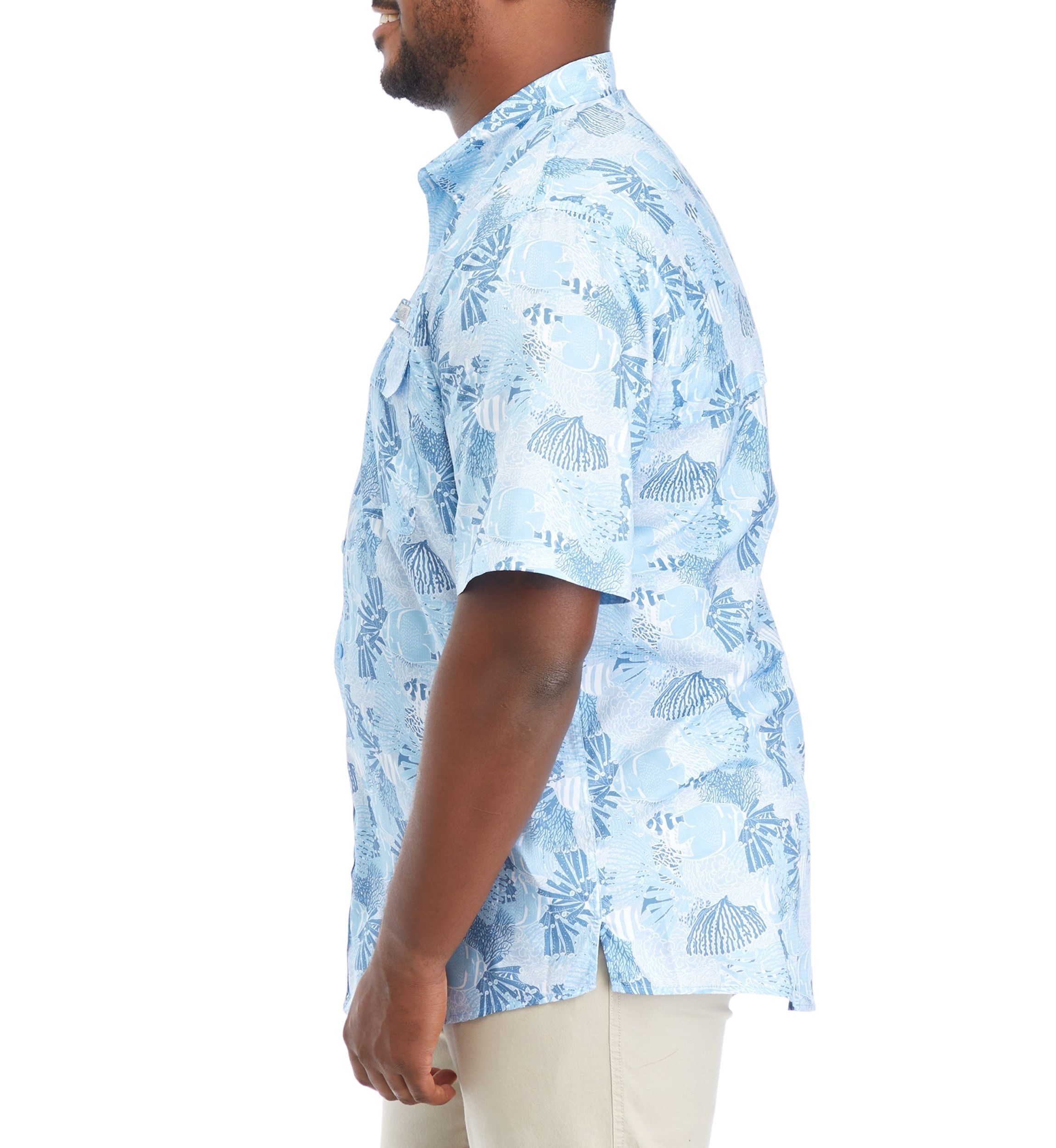 Big & Tall Printed Fishing Shirt 