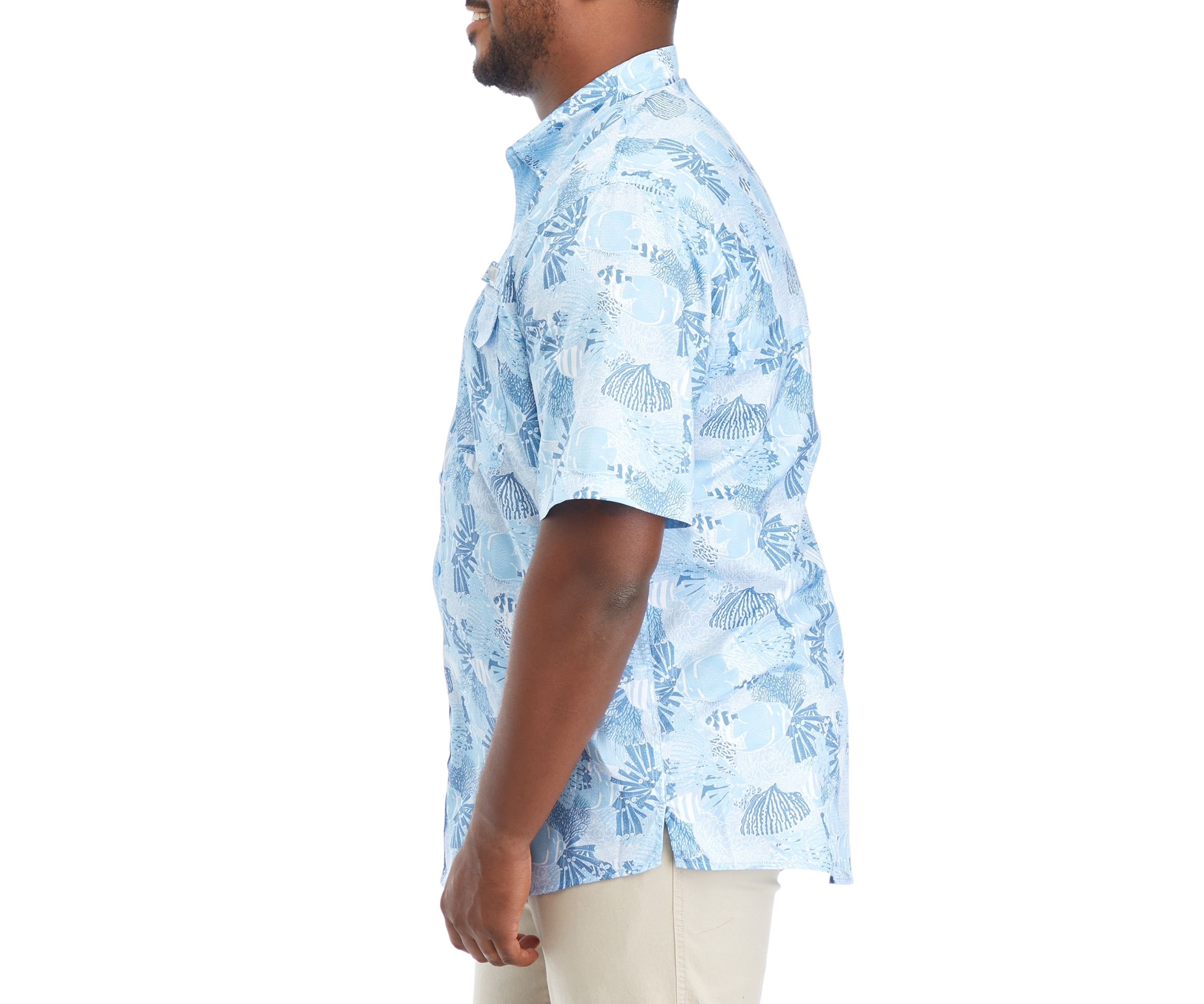 Big & Tall Printed Fishing Shirt 