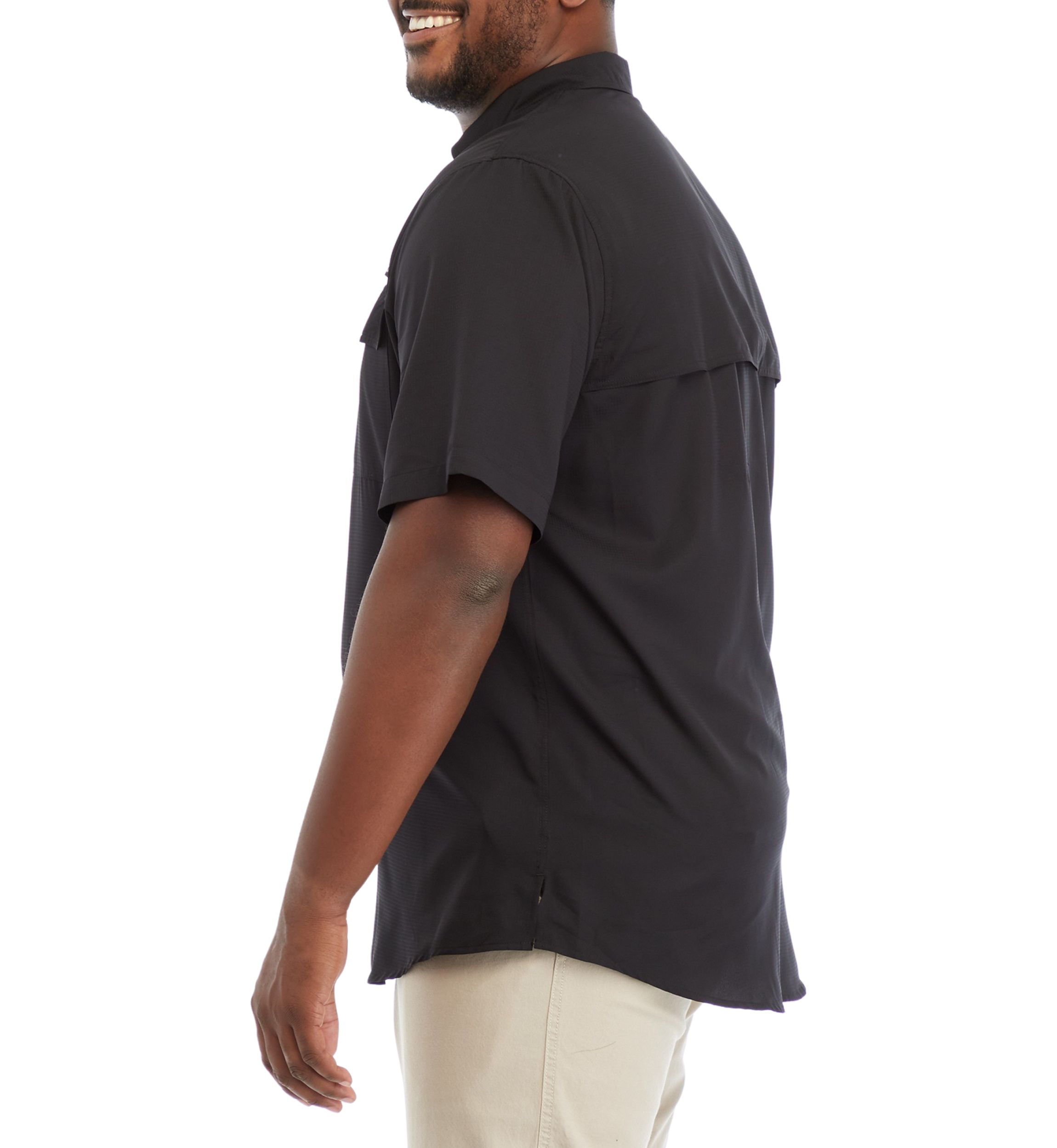 Big & Tall Solid Fishing Shirt 