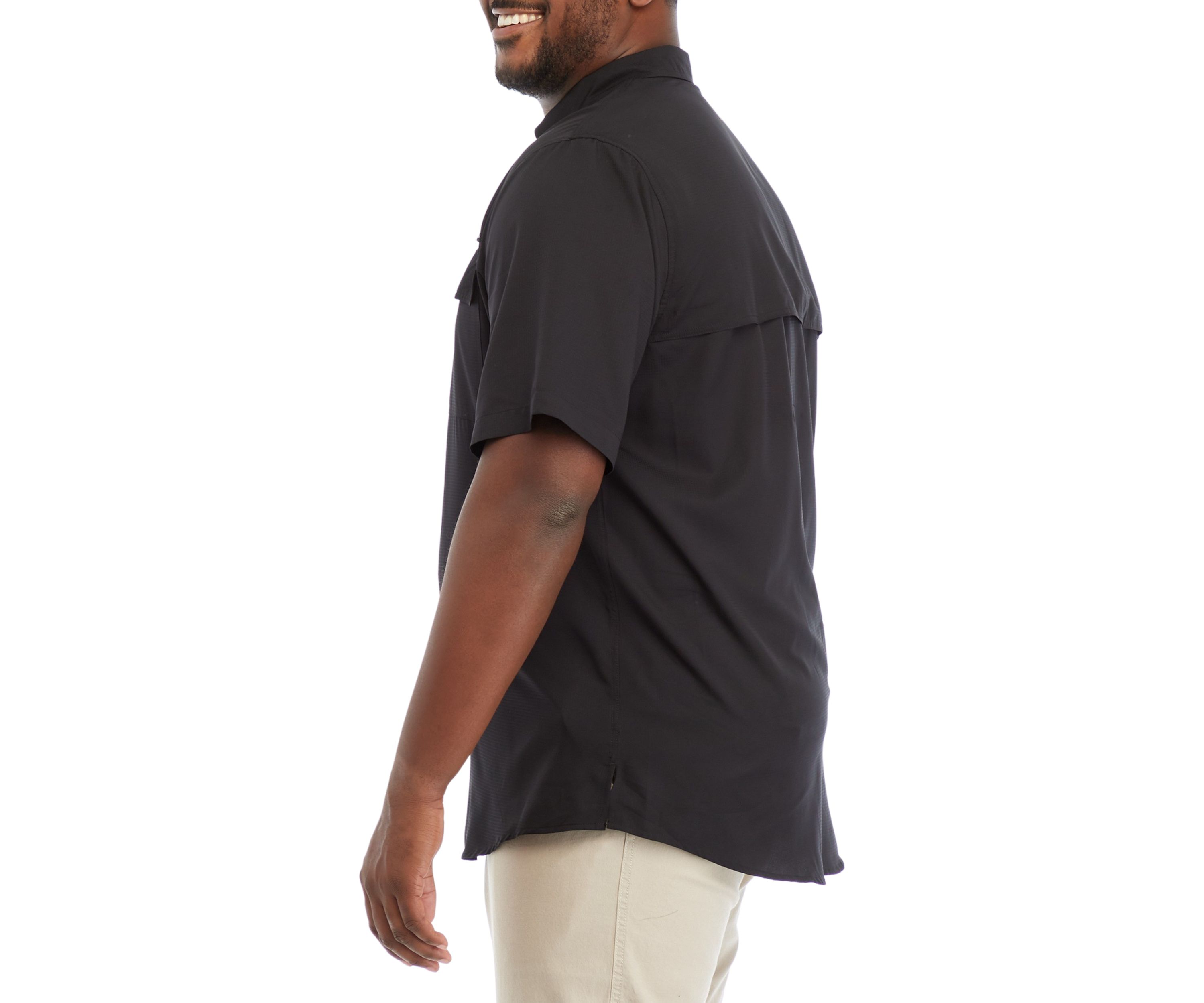 Big & Tall Solid Fishing Shirt 
