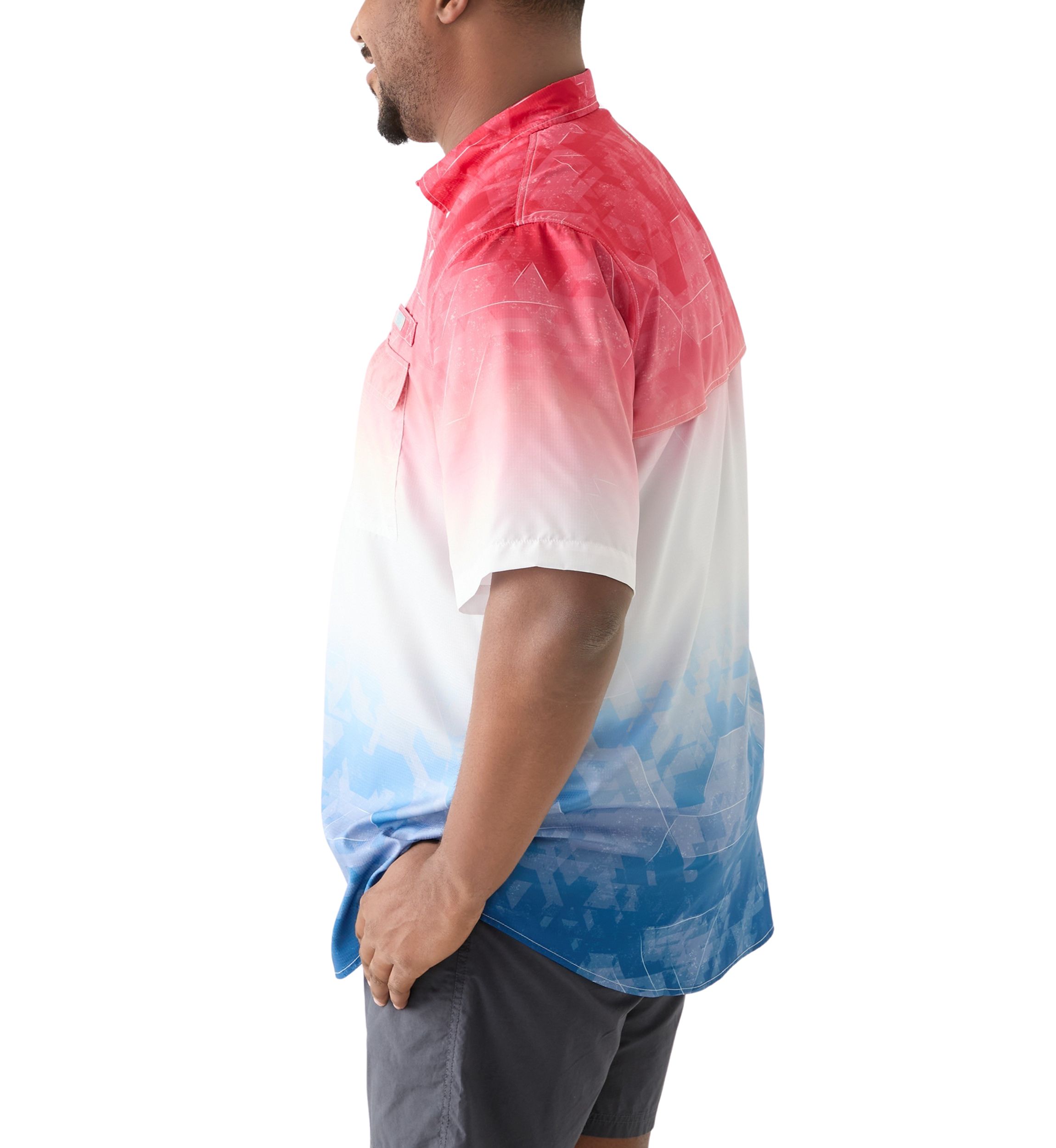 Big & Tall Printed Fishing Shirt