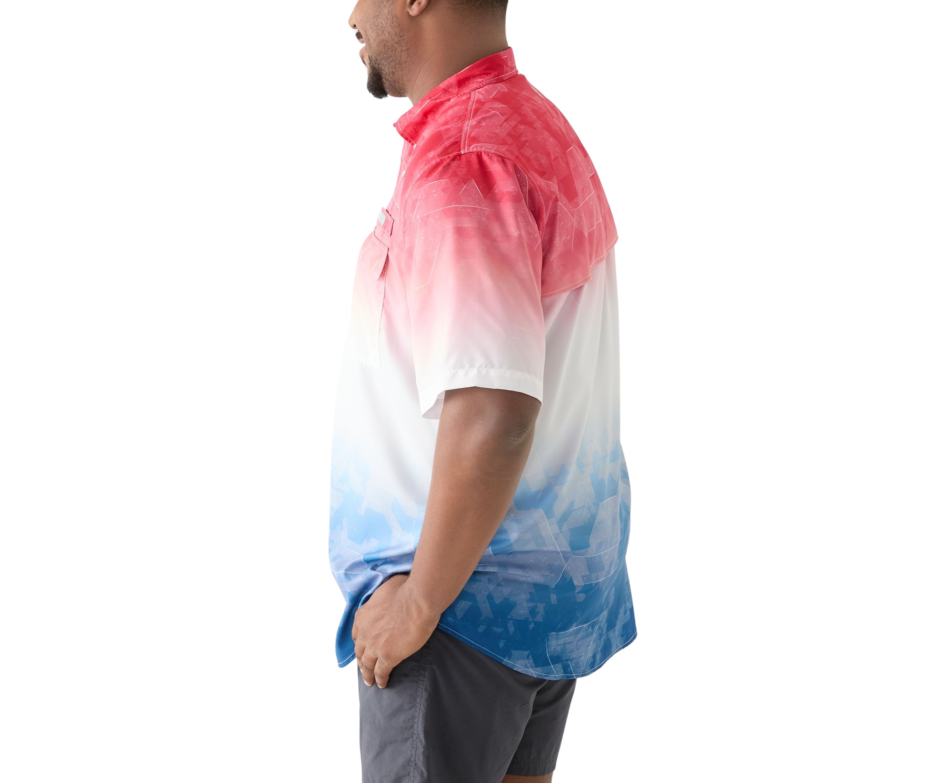 Big & Tall Printed Fishing Shirt