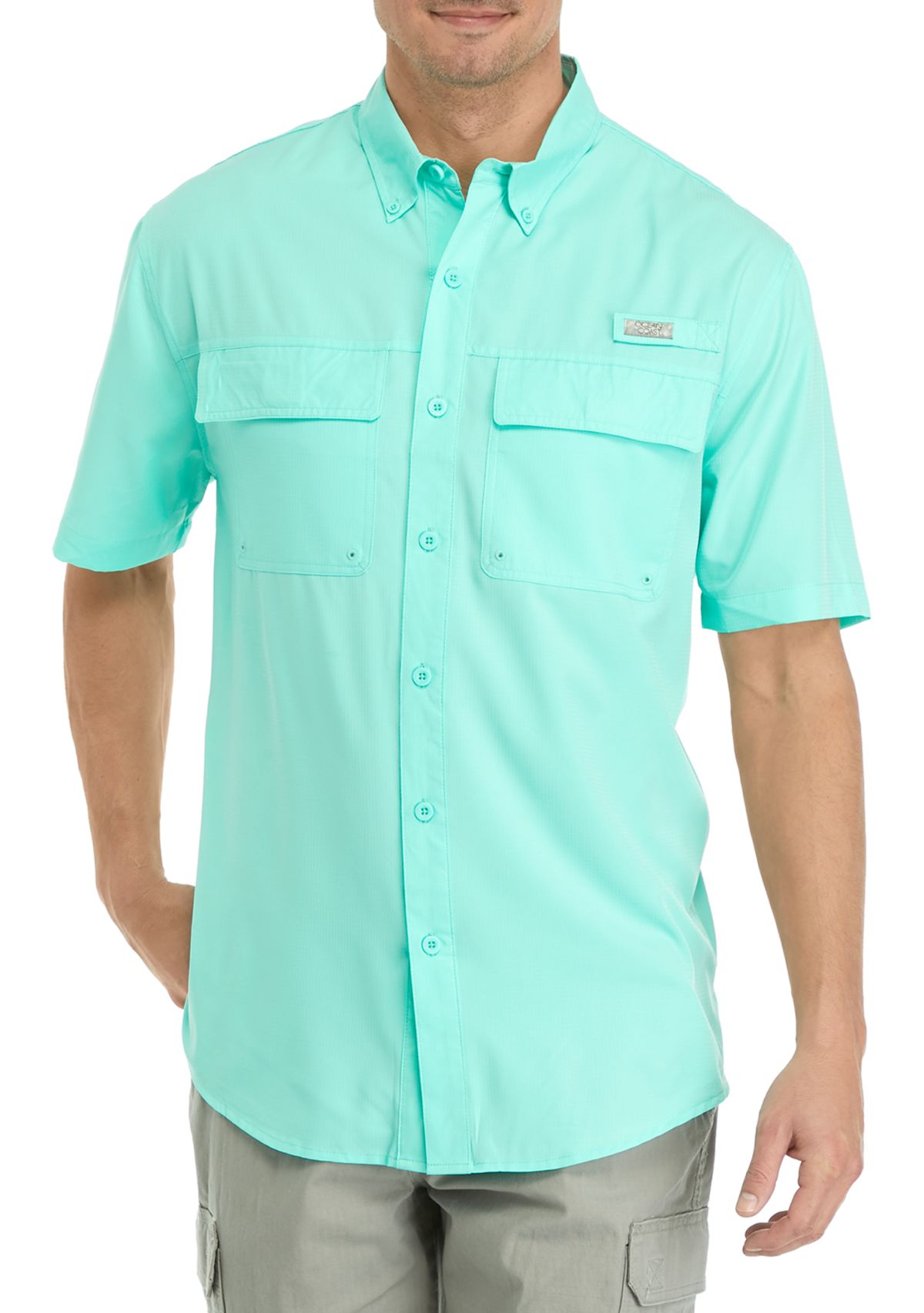 Mens Short Sleeve Fishing Shirt