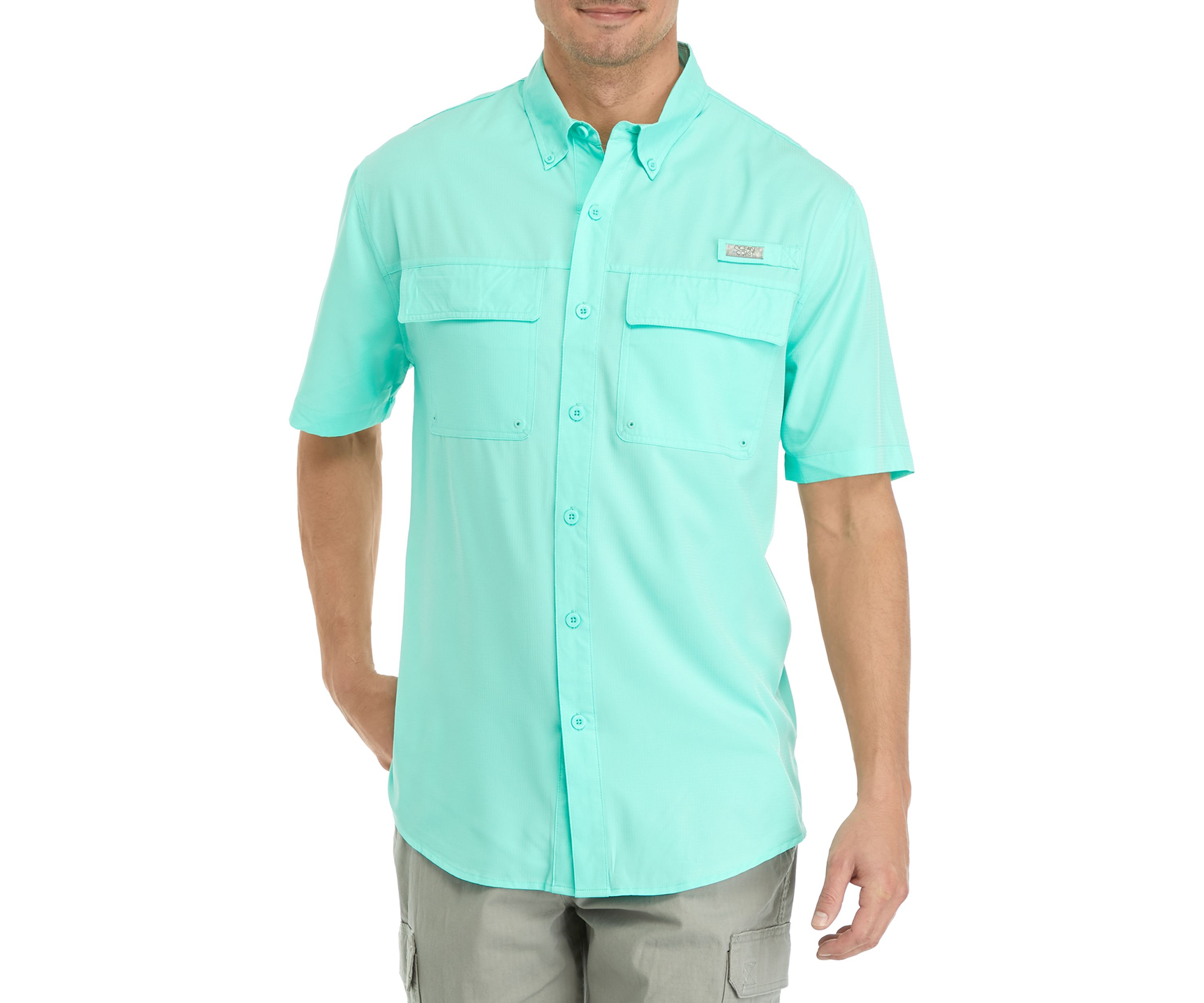 Mens Short Sleeve Fishing Shirt
