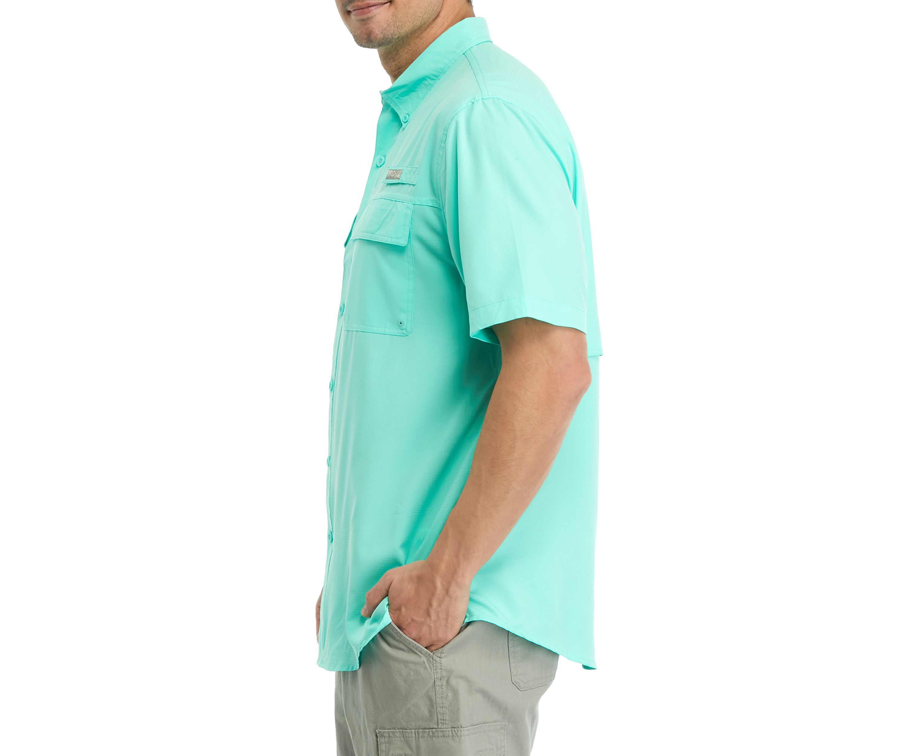 Mens Short Sleeve Fishing Shirt