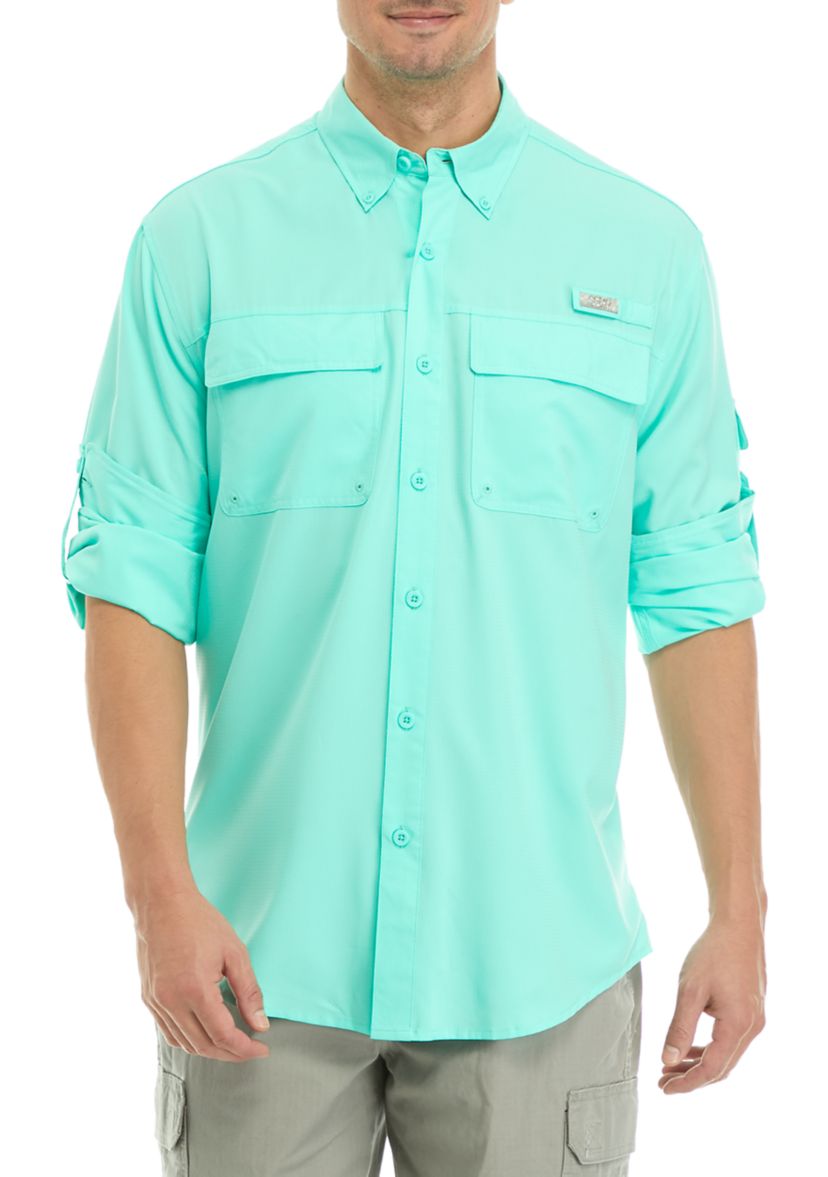 Long Sleeve Solid Fishing Shirt 
