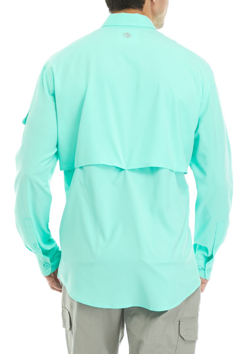 Long Sleeve Solid Fishing Shirt 