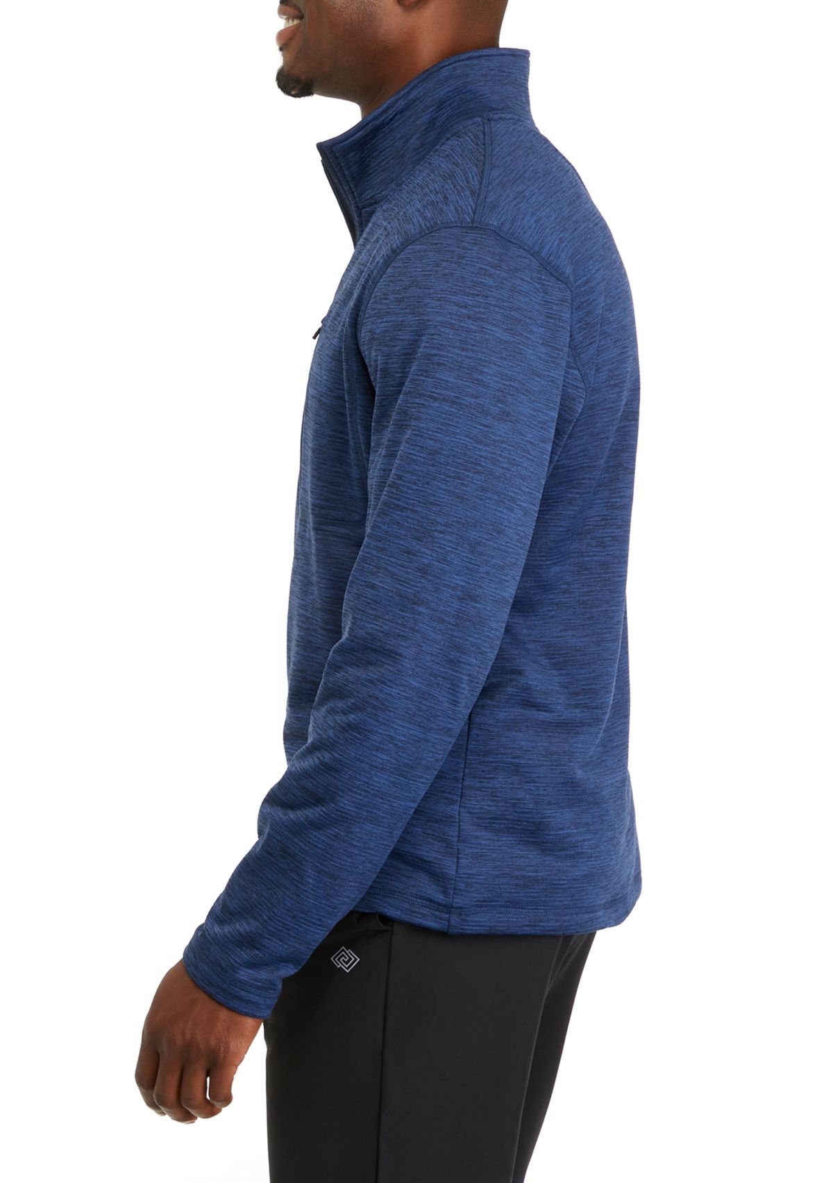 1/4 Zip Grid Fleece Sweatshirt