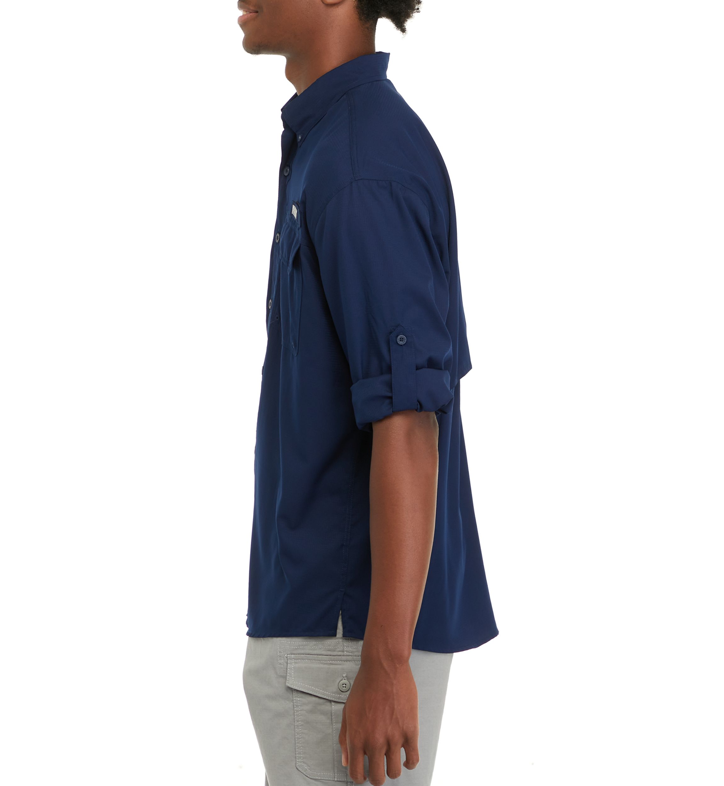 Mens Long Sleeve Fishing Shirt 